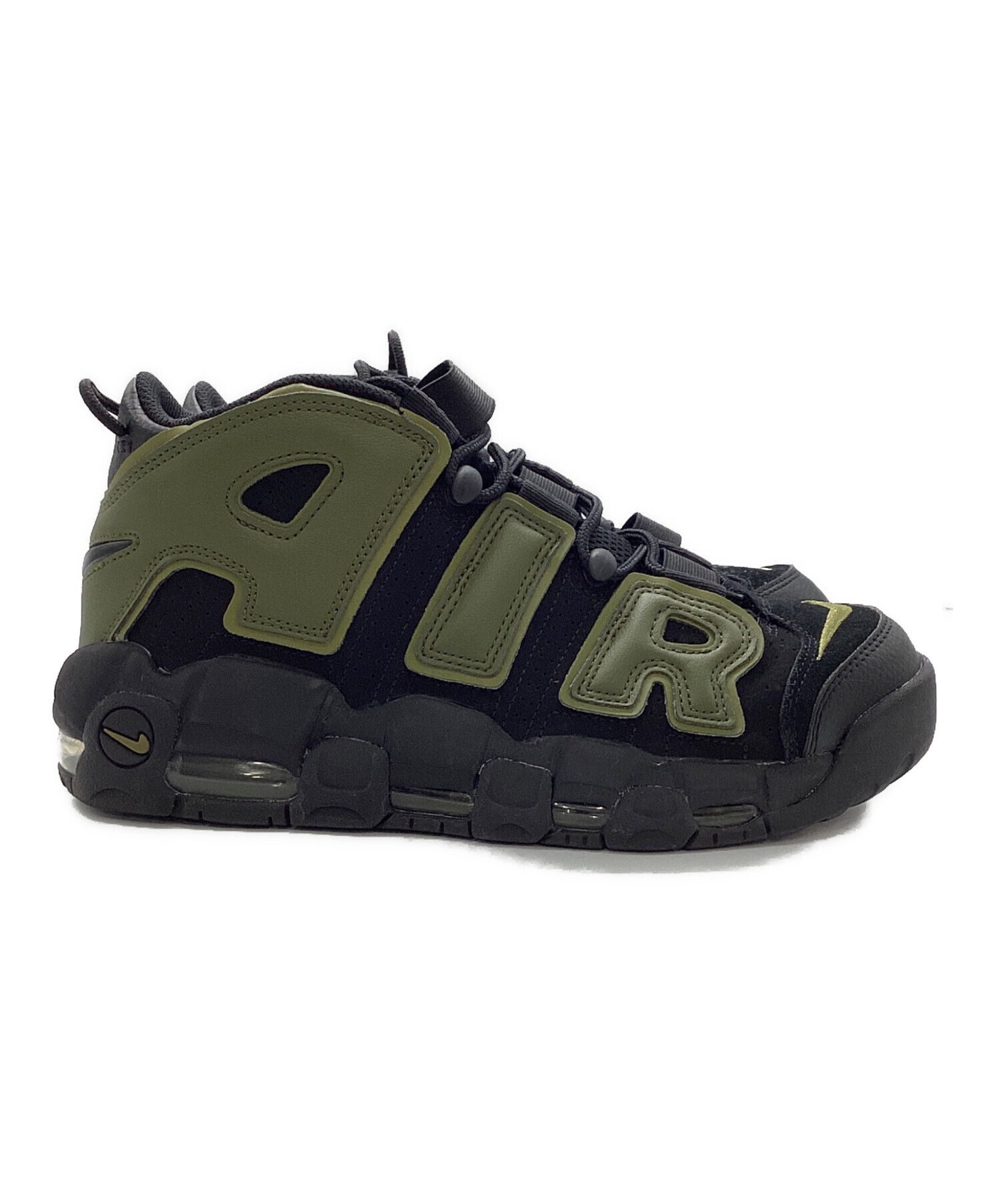Nike Air More Uptempo ブラック/オリーブ エアモア