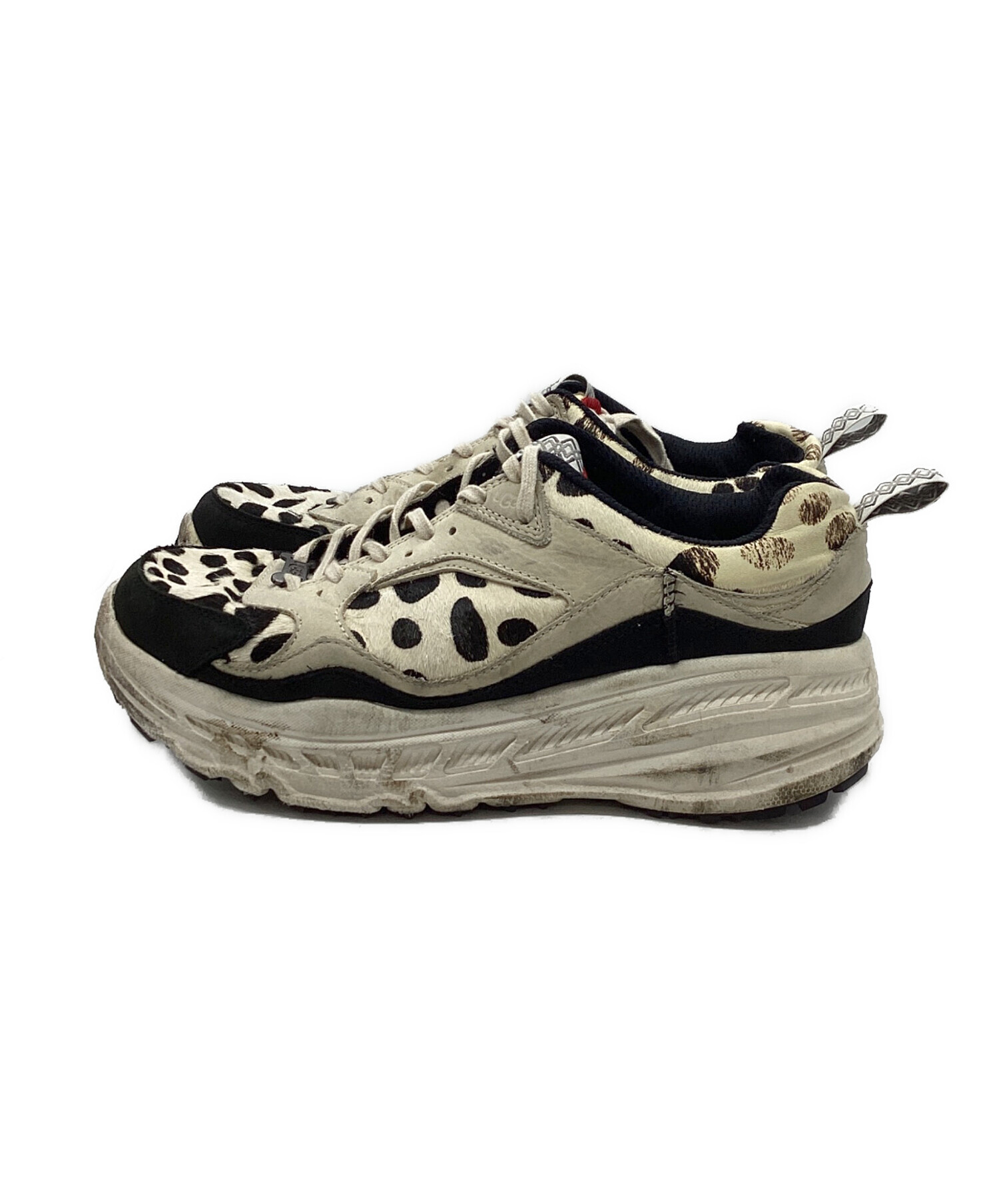 【UGG×Atmos】厚底スニーカー ダルメシアン柄 25cm 中古・古着通販】UGG (アグ) ATMOS (アトモス) ダルメシアン ベージュ