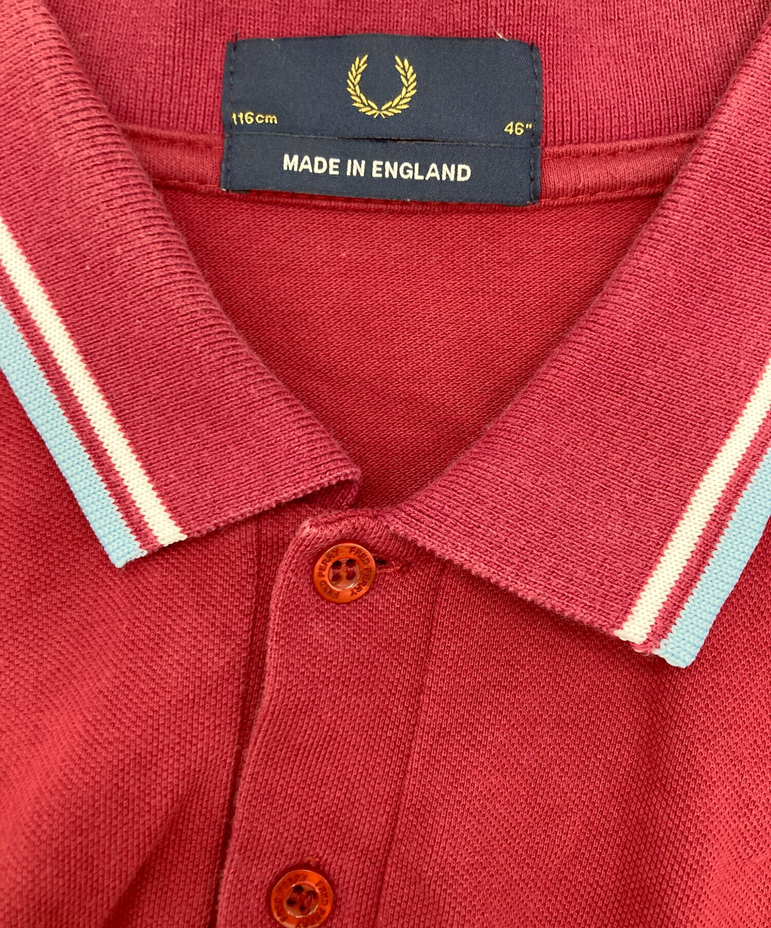 中古・古着通販】FRED PERRY (フレッドペリー) M12ポロシャツ レッド 