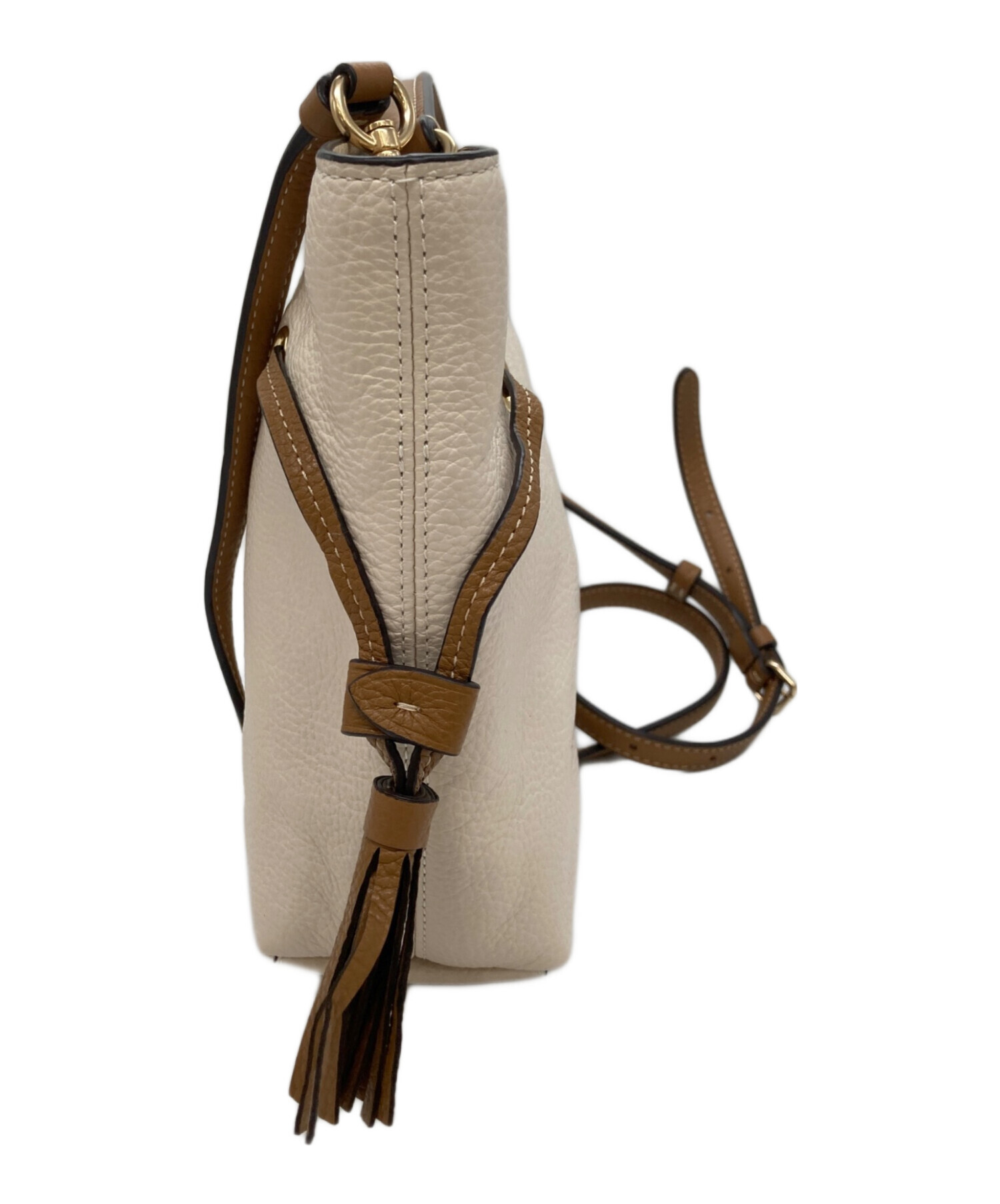 中古・古着通販】COACH (コーチ) 2WAYハンドバッグ ベージュ｜ブランド