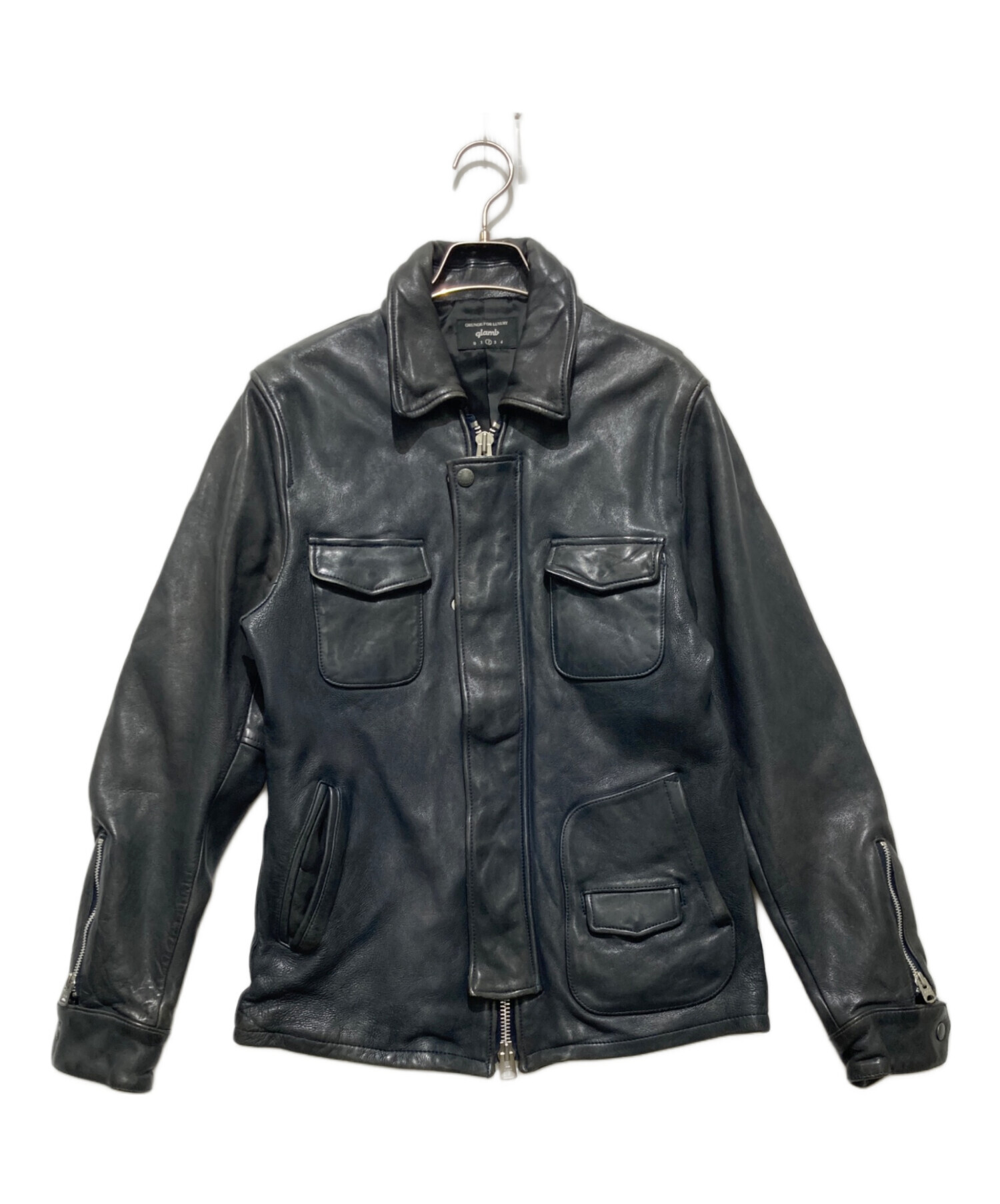 glamb グラム Rosso riders ロッソ ライダース レザー 3 黒 glamb グラム Rosso riders ロッソ ライダース レザー 3 黒