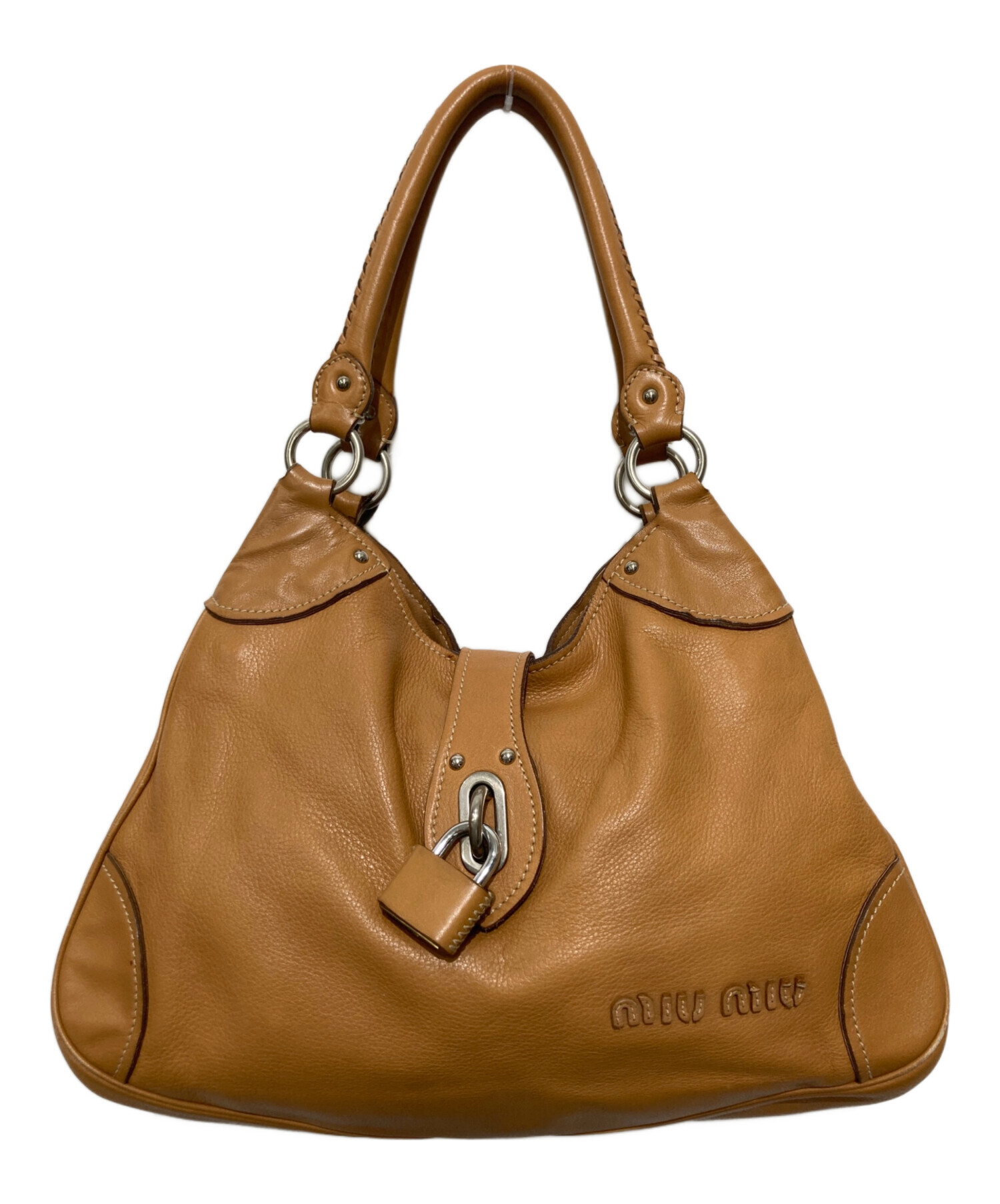 中古・古着通販】MIU MIU (ミュウミュウ) セミショルダーバッグ 