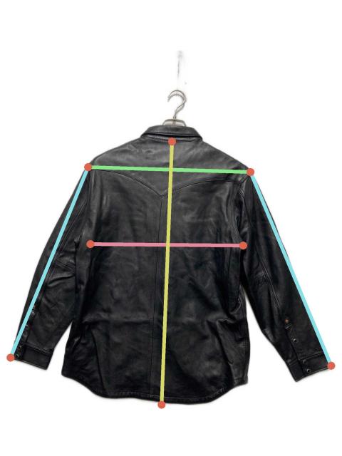 中古・古着通販】Schott (ショット) ラムレザーウエスタンシャツ