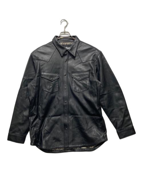 中古・古着通販】Schott (ショット) ラムレザーウエスタンシャツ