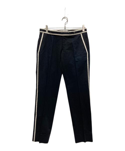 中古・古着通販】GUCCI (グッチ) パイピングスラックスパンツ ブラック