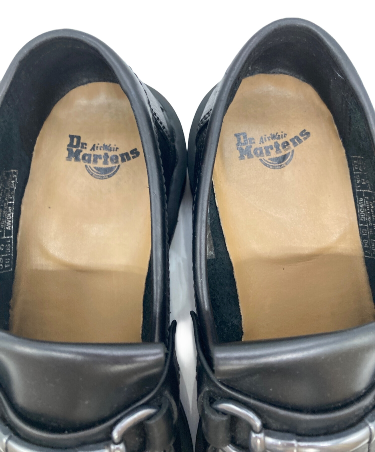 【数回使用程度】ドクターマーチン ADRIAN SNAFFLE 箱付き UK5 日本限定「ドクターマーチン」！定番名品の黒レザーシューズ“ADRIAN”が