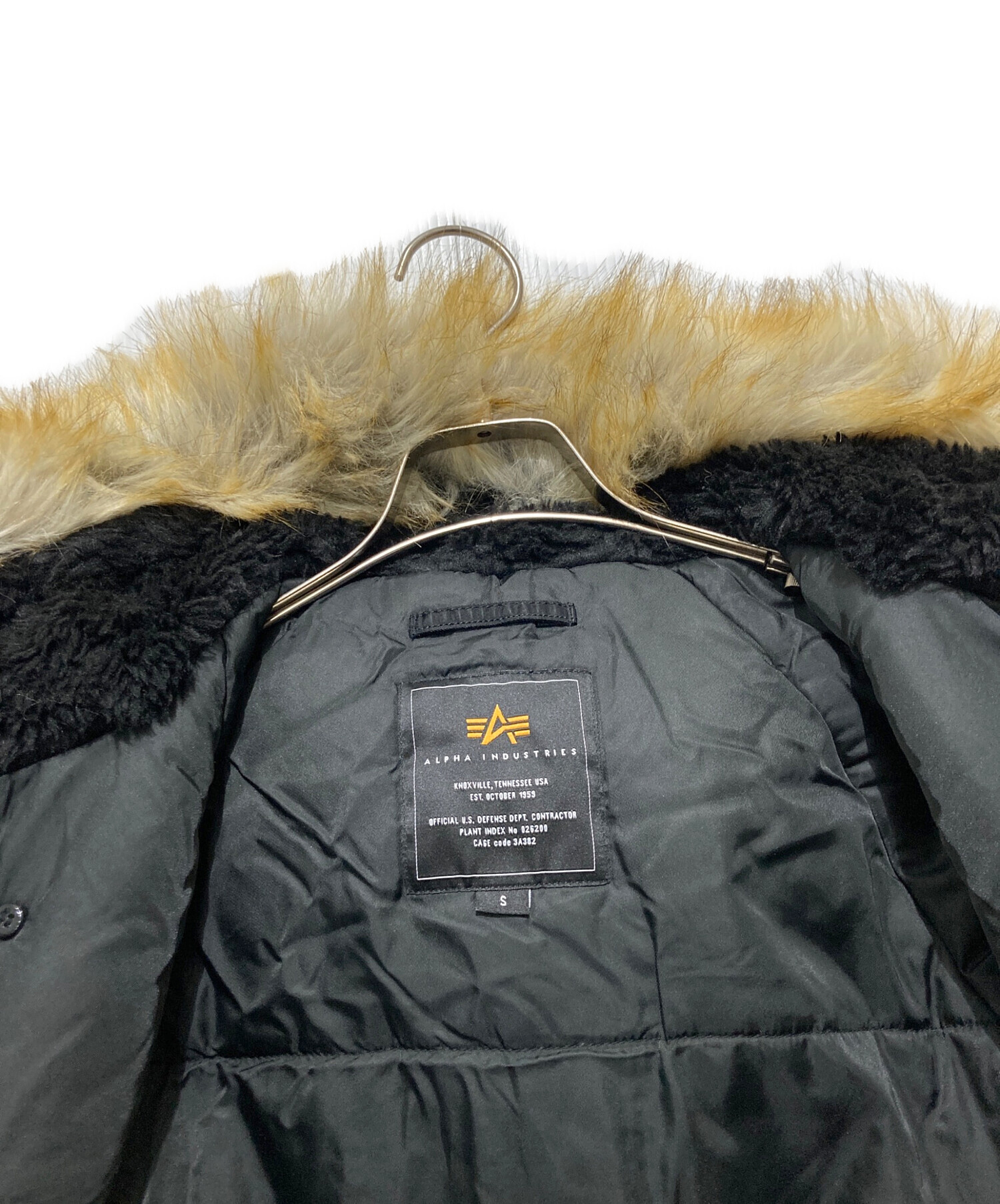 中古・古着通販】ALPHA (アルファ) N-3B フライトジャケット ブラック