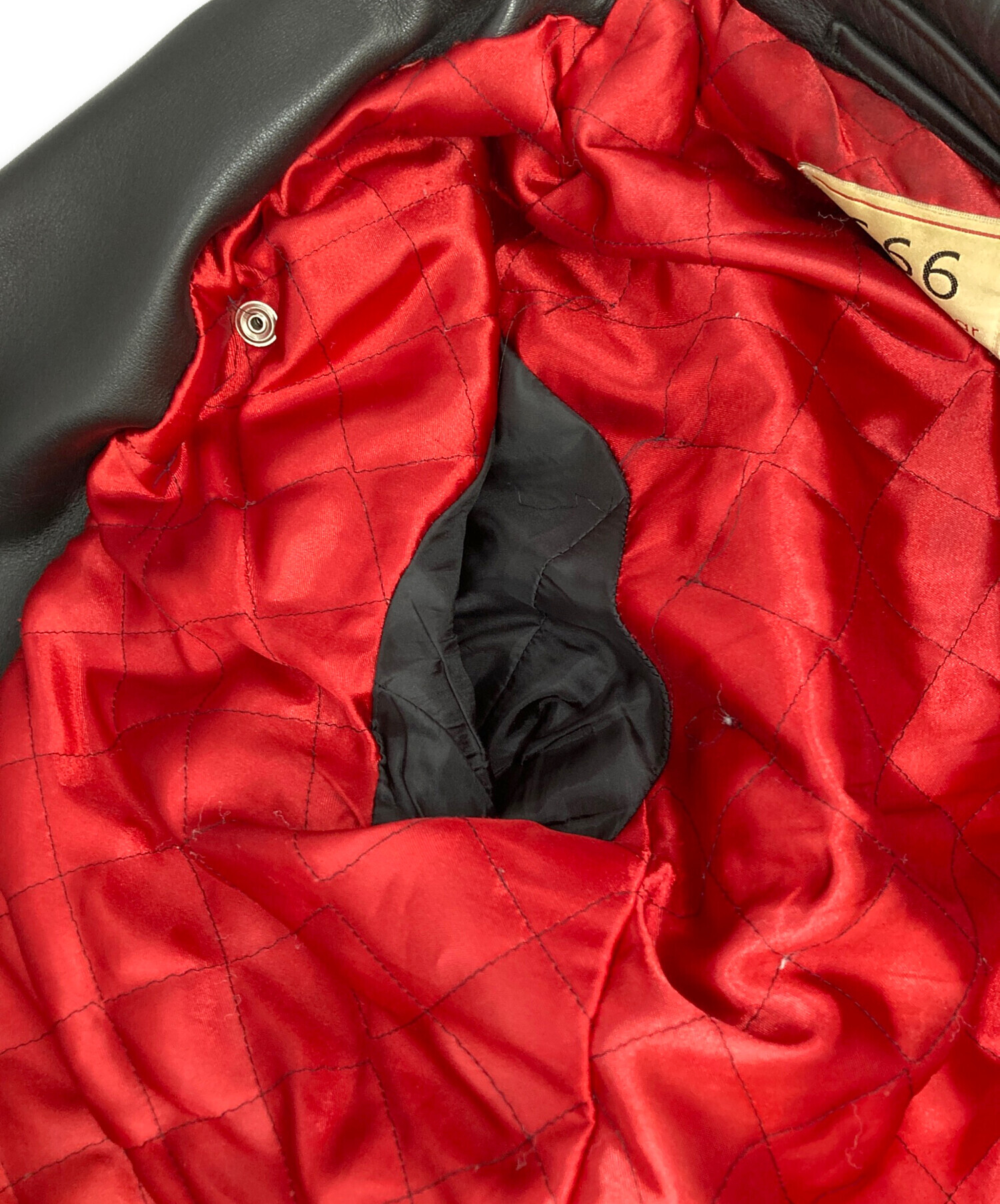 中古・古着通販】666 (666) サイドベルト ライダースジャケット