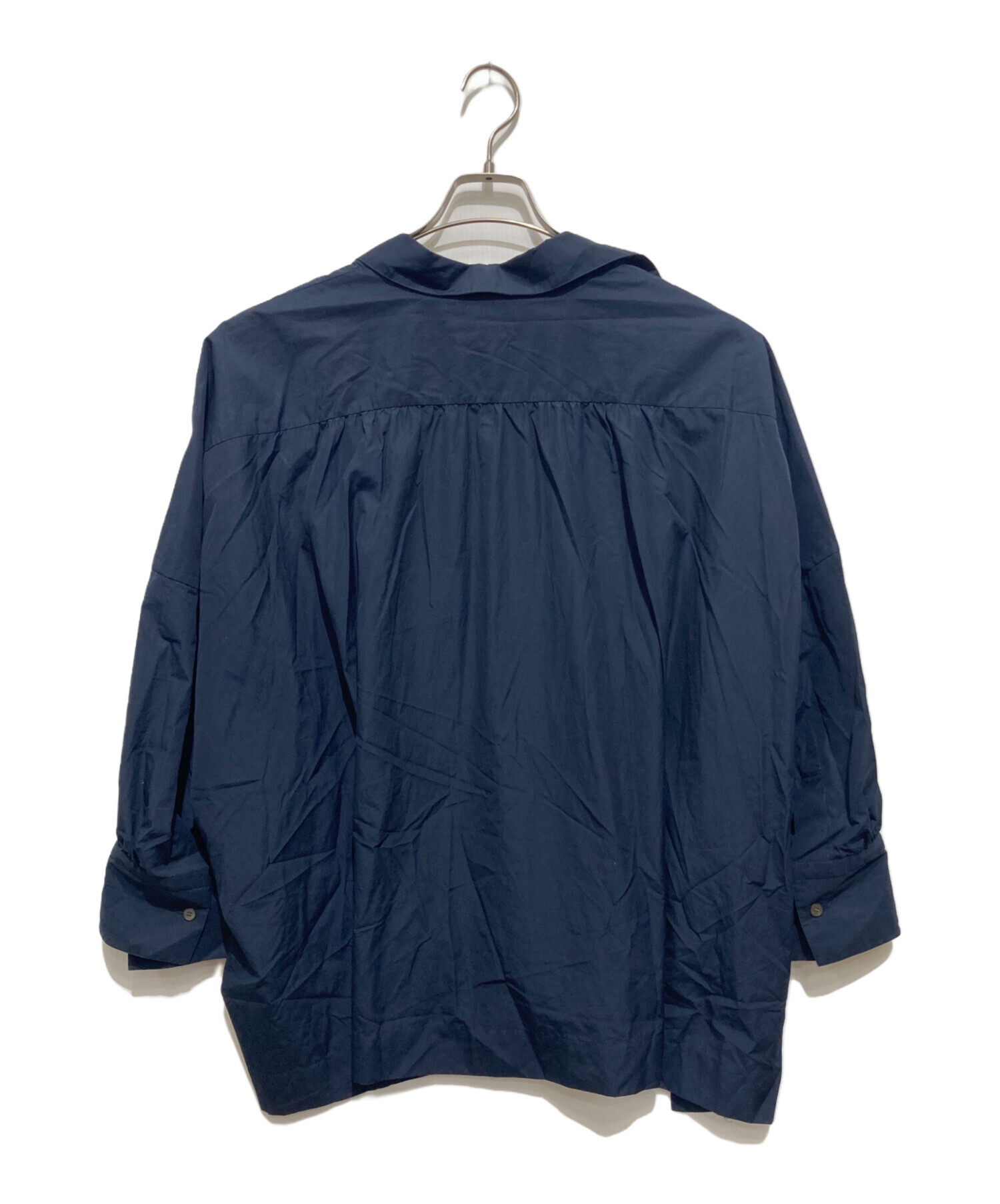 YLEVE イレーヴ ブラウス S 青 【古着】【中古】【送料無料】 中古・古着通販】BOURRIENNE (ブリエンヌ) YLEVE (イレーヴ) 長袖