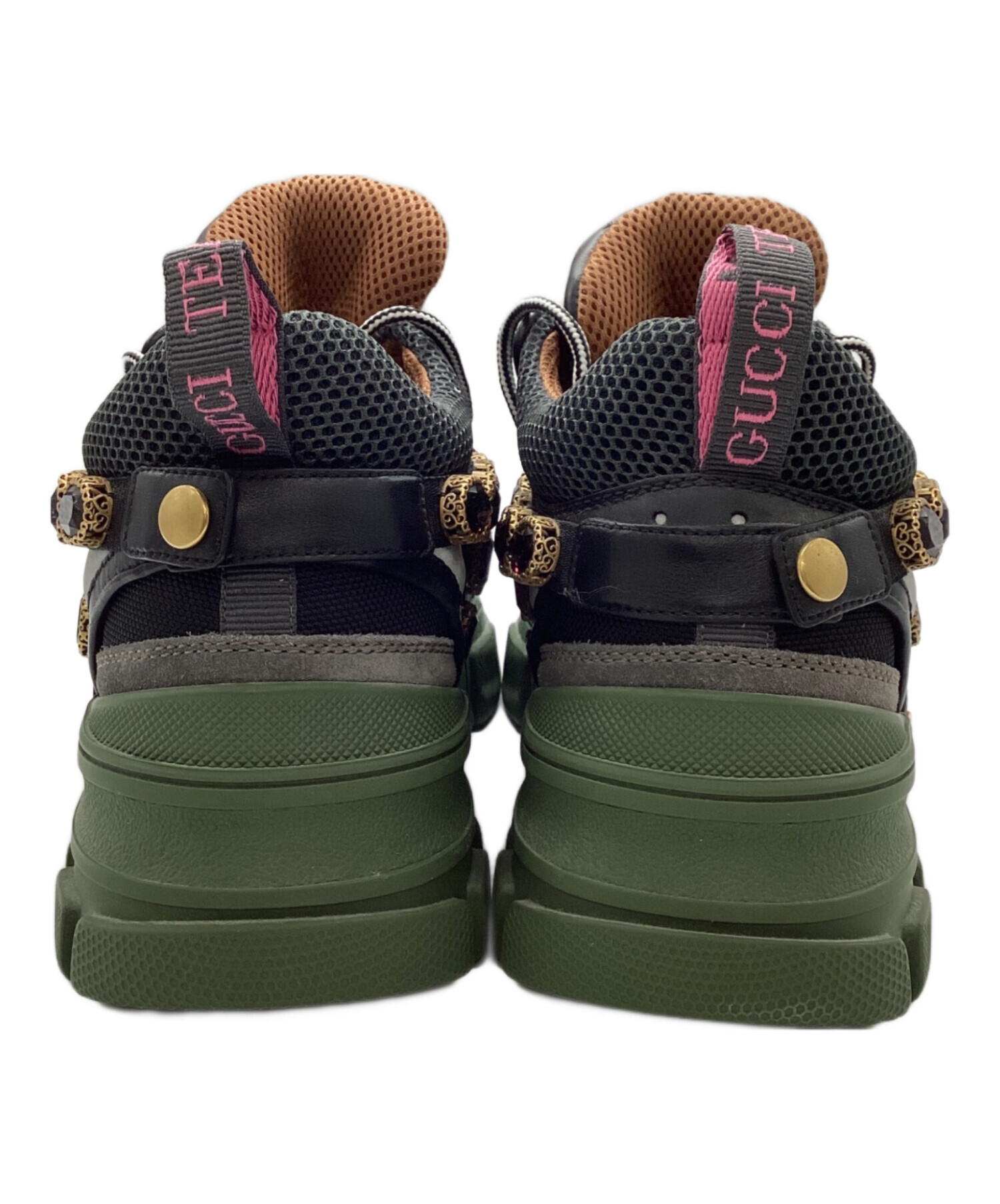 中古・古着通販】GUCCI (グッチ) FLASHTREK ビジュー スニーカー 