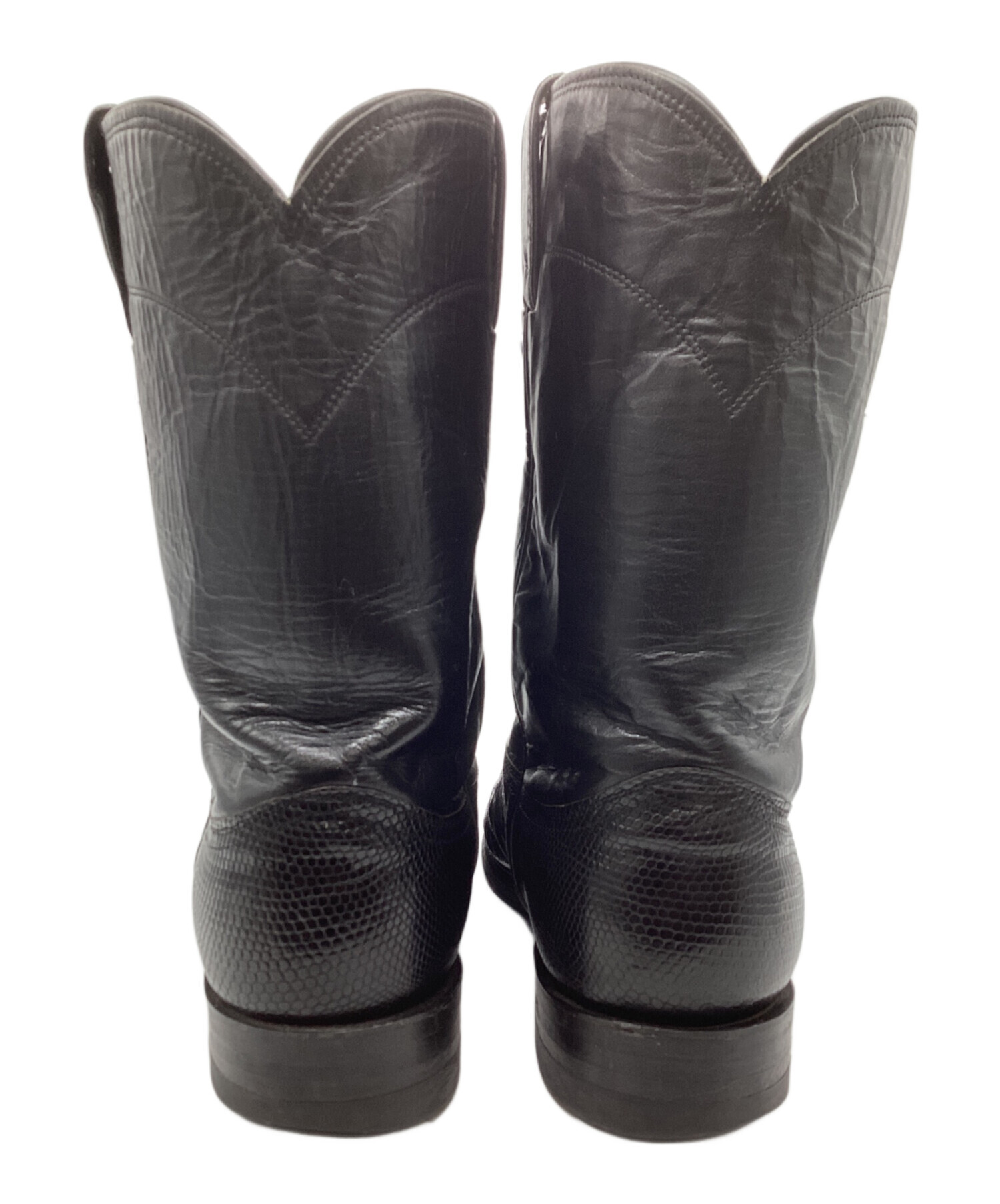 中古・古着通販】Justin boot (ジャスティンブーツ) 型押し 