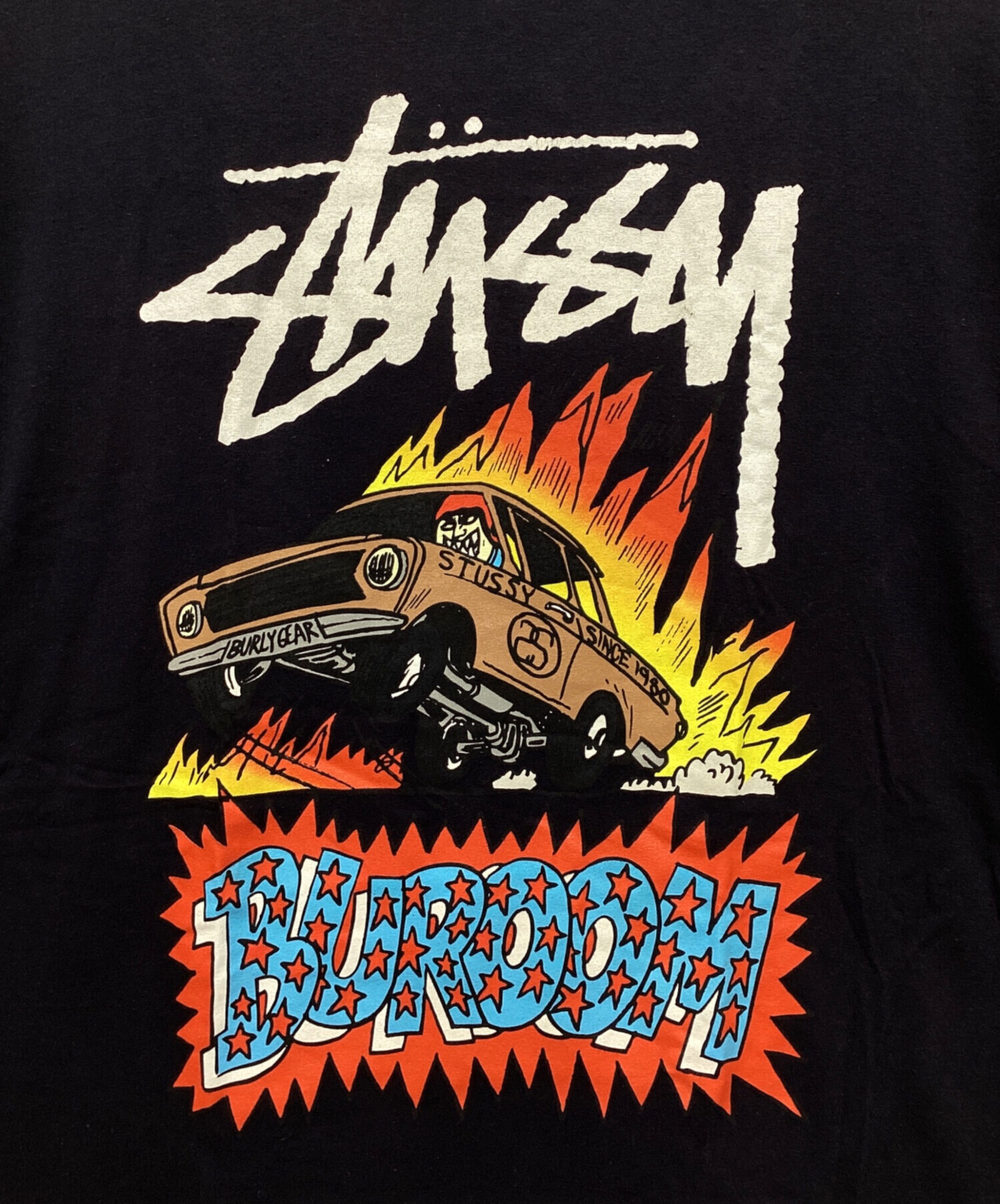 中古・古着通販】stussy (ステューシー) Buroom Car Tee ネイビー
