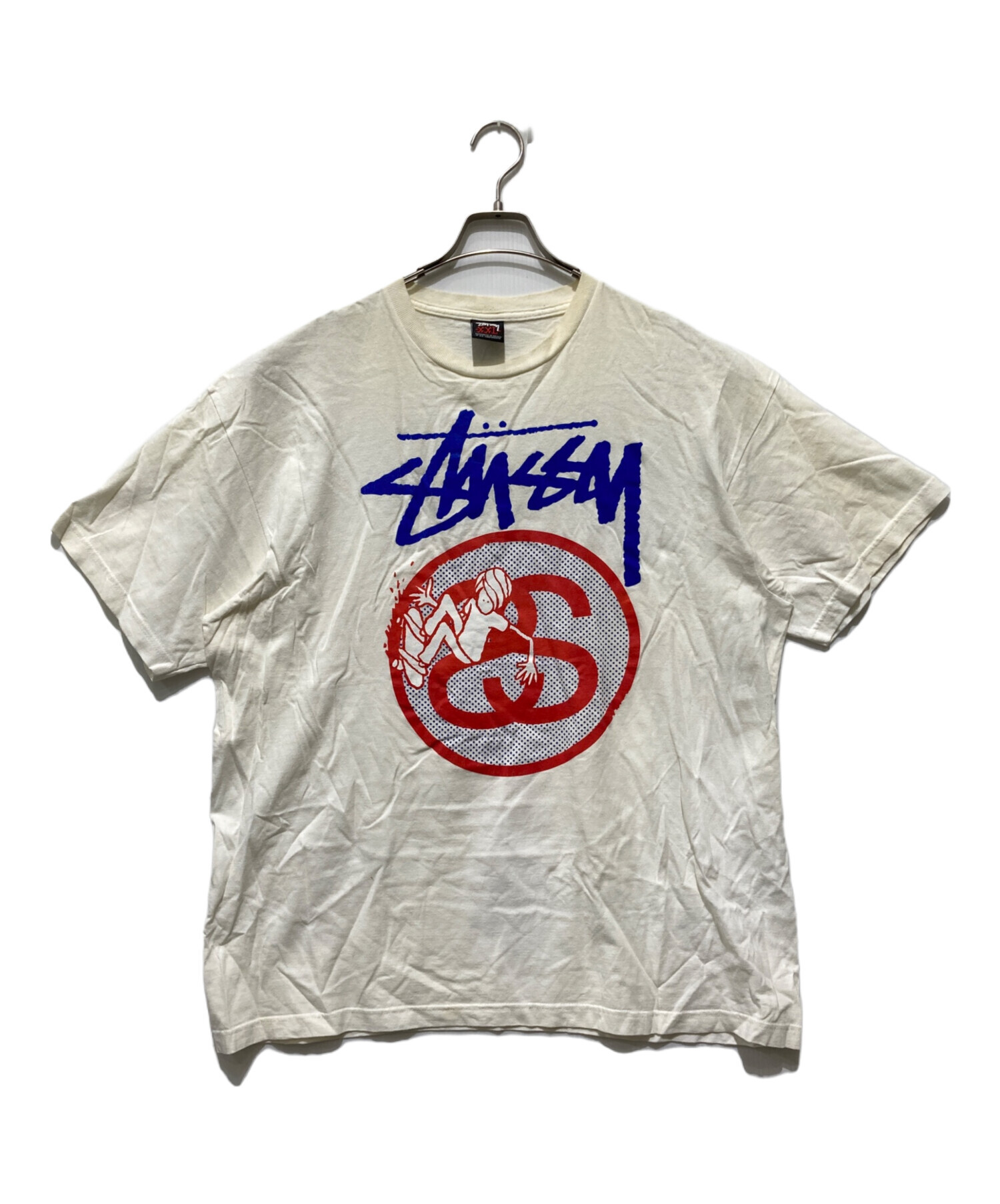 中古・古着通販】stussy (ステューシー) スケーター×SSリンクTシャツ