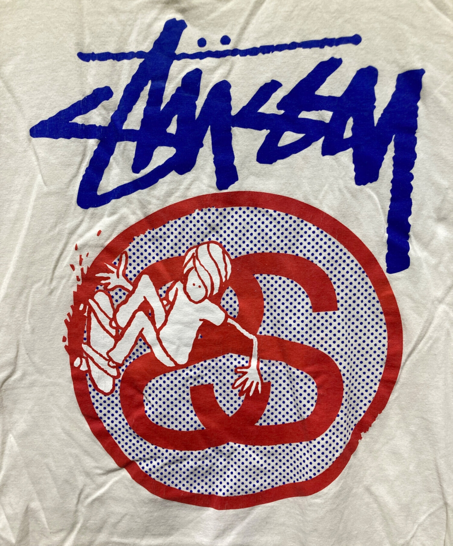 中古・古着通販】stussy (ステューシー) スケーター×SSリンクTシャツ