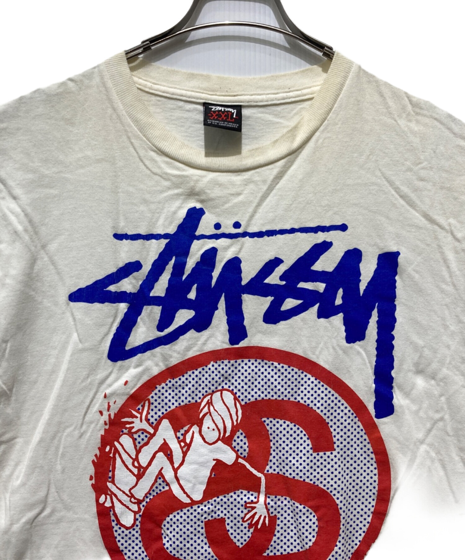 中古・古着通販】stussy (ステューシー) スケーター×SSリンクTシャツ