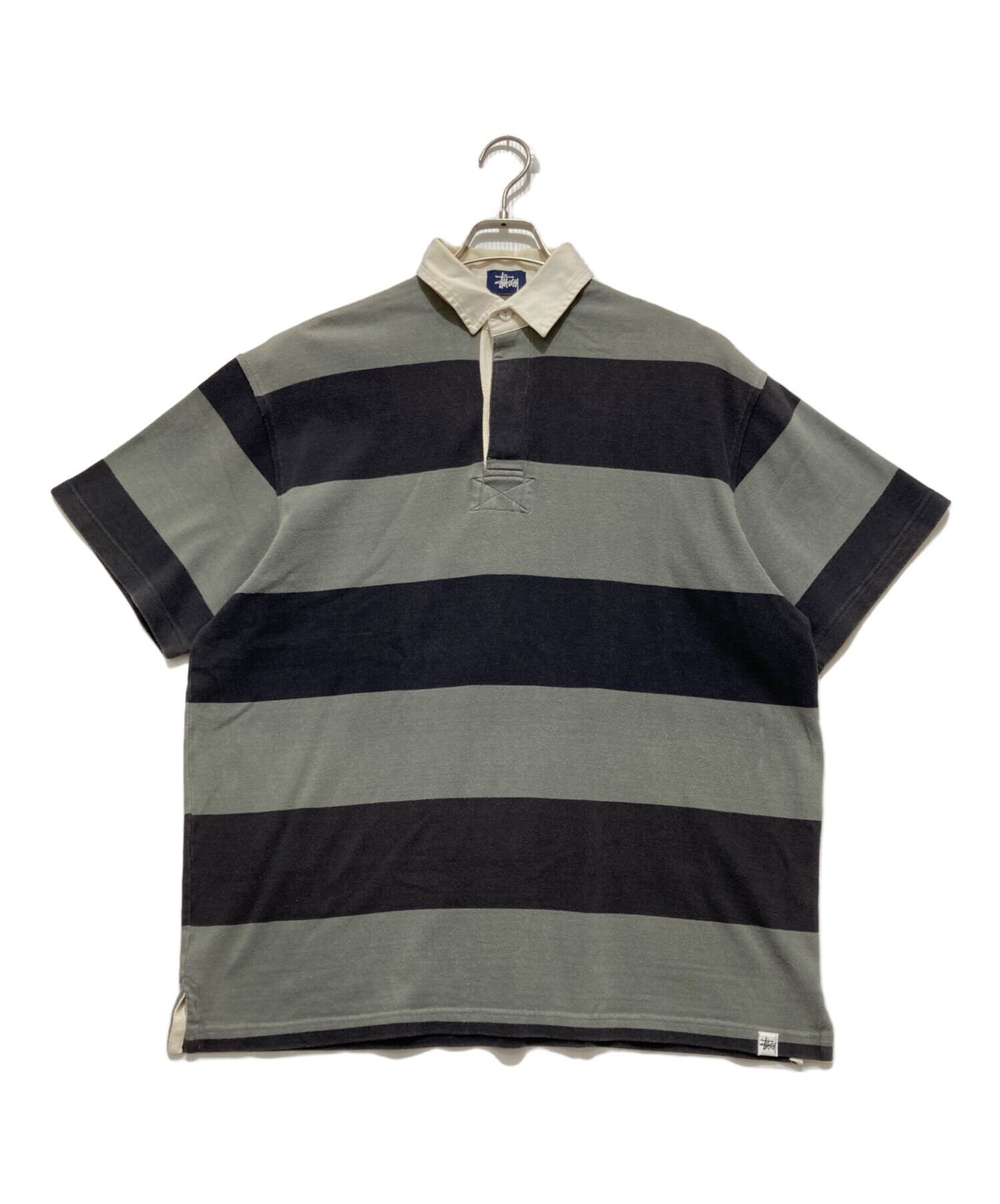 STUSSY ラガーシャツ ポロシャツ 中古・古着通販】stussy
