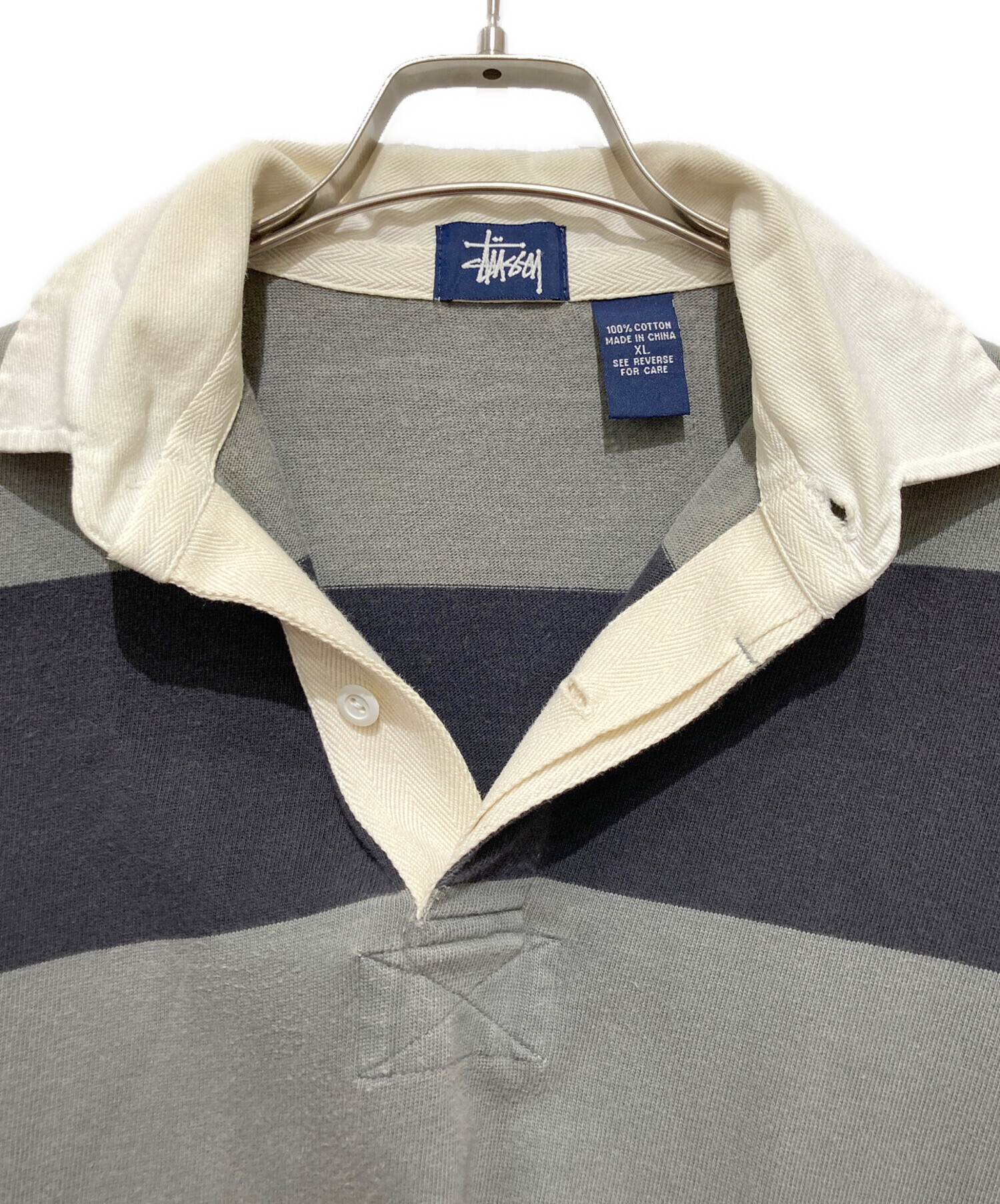 中古・古着通販】stussy (ステューシー) ラガーシャツ stussy