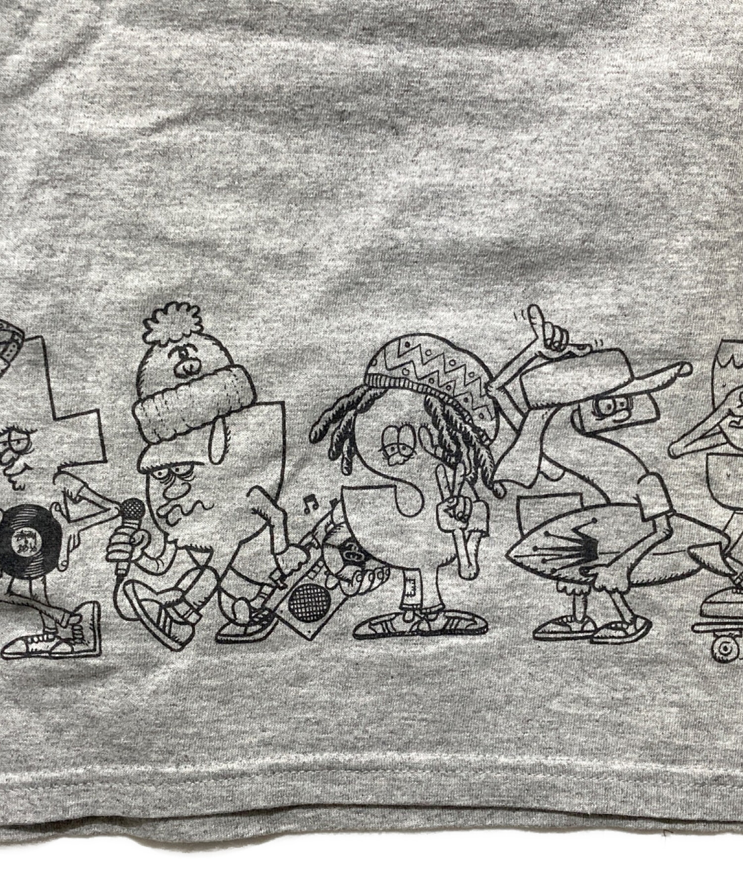 中古・古着通販】stussy (ステューシー) ラジカセTシャツ グレー