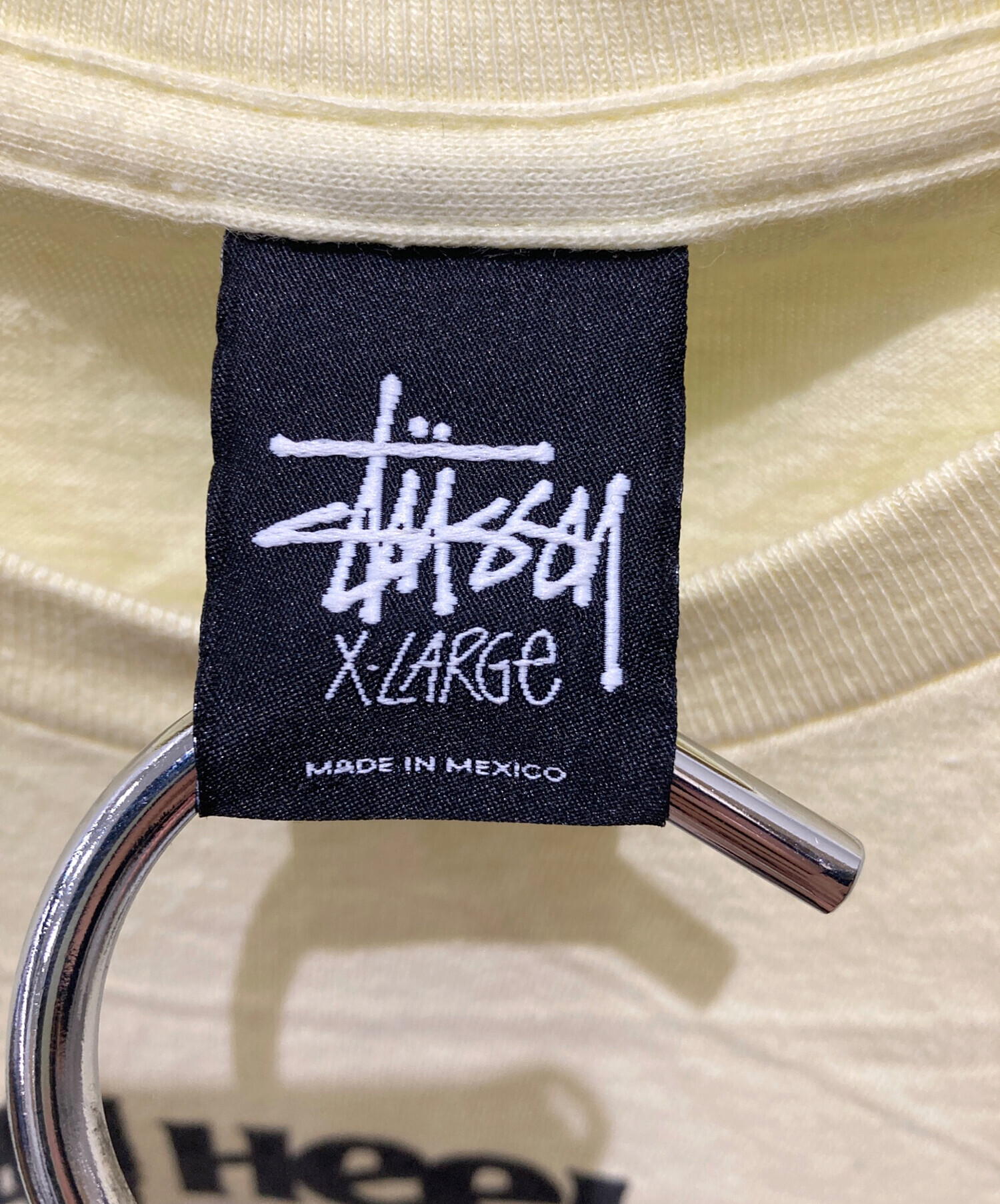 中古・古着通販】stussy (ステューシー) HEEL BRUISE TEE イエロー
