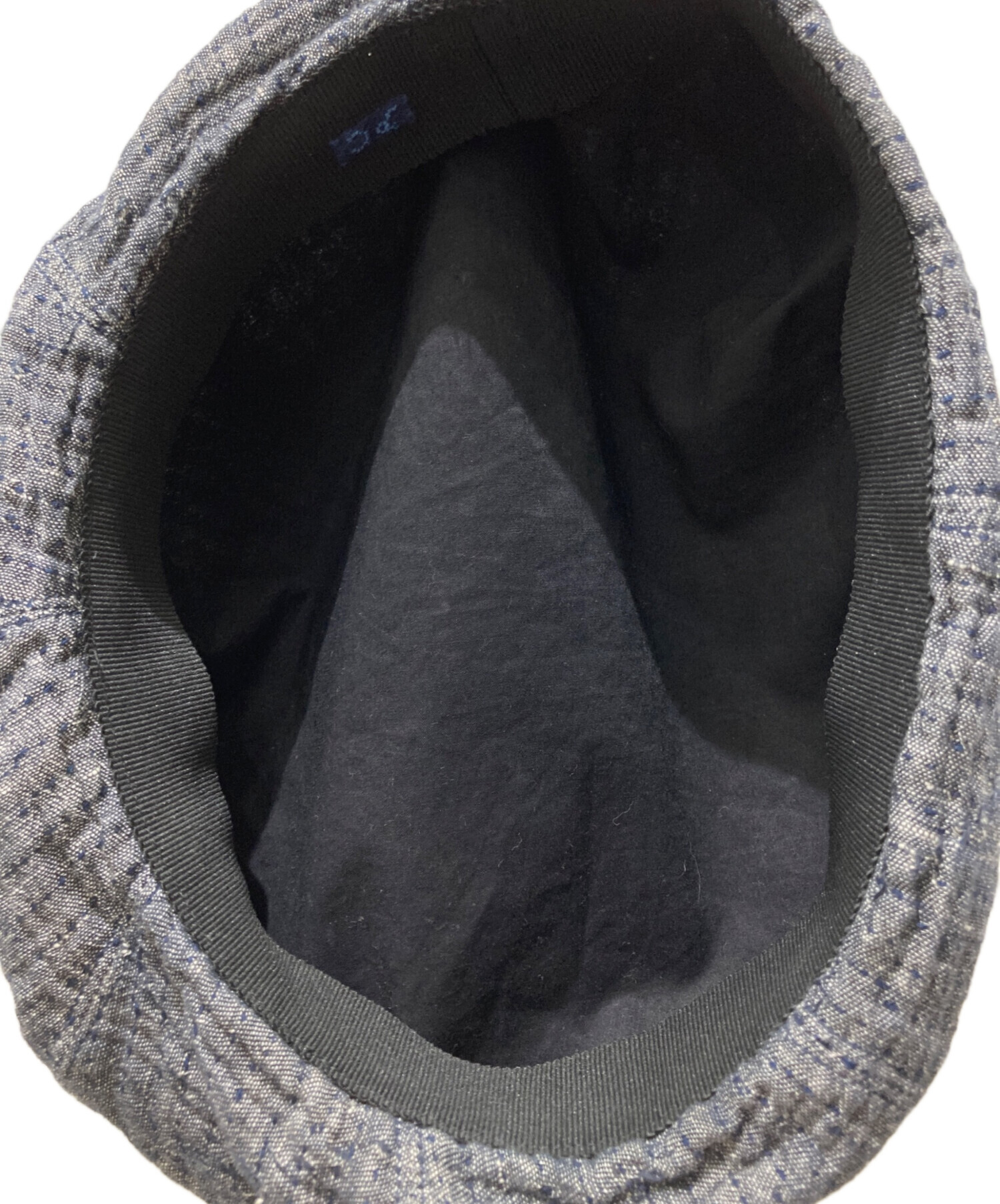 ポータークラシック 刺し子 ベレー帽 PORTER CLASSIC / Sashiko Linen Premium Soft Beret | HUES 福岡
