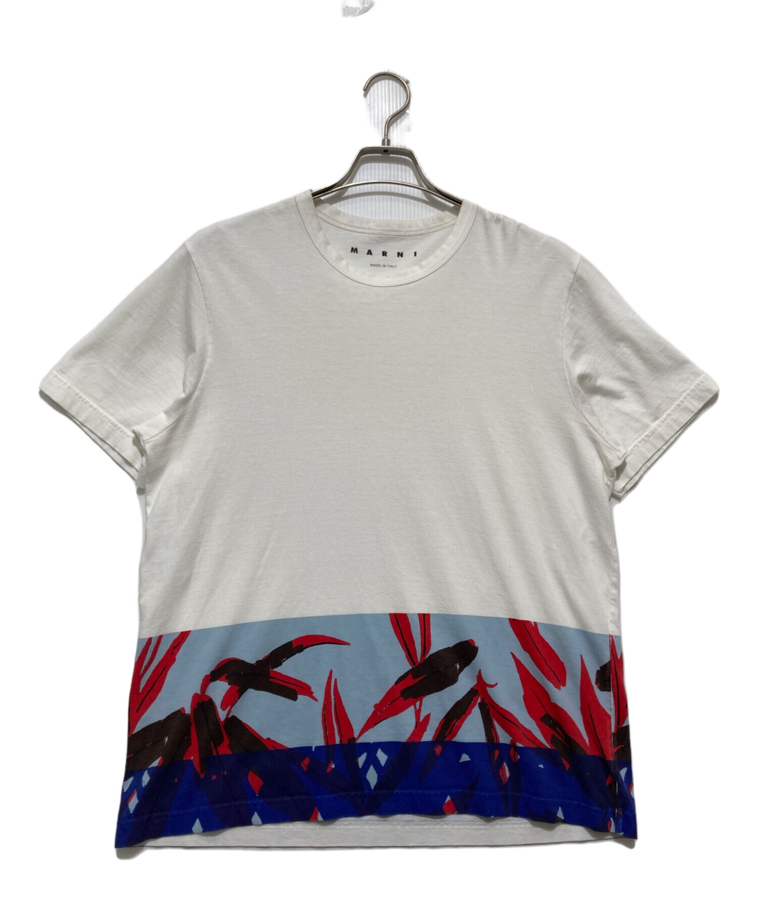 中古・古着通販】MARNI (マルニ) プリントTシャツ ホワイト サイズ:50 