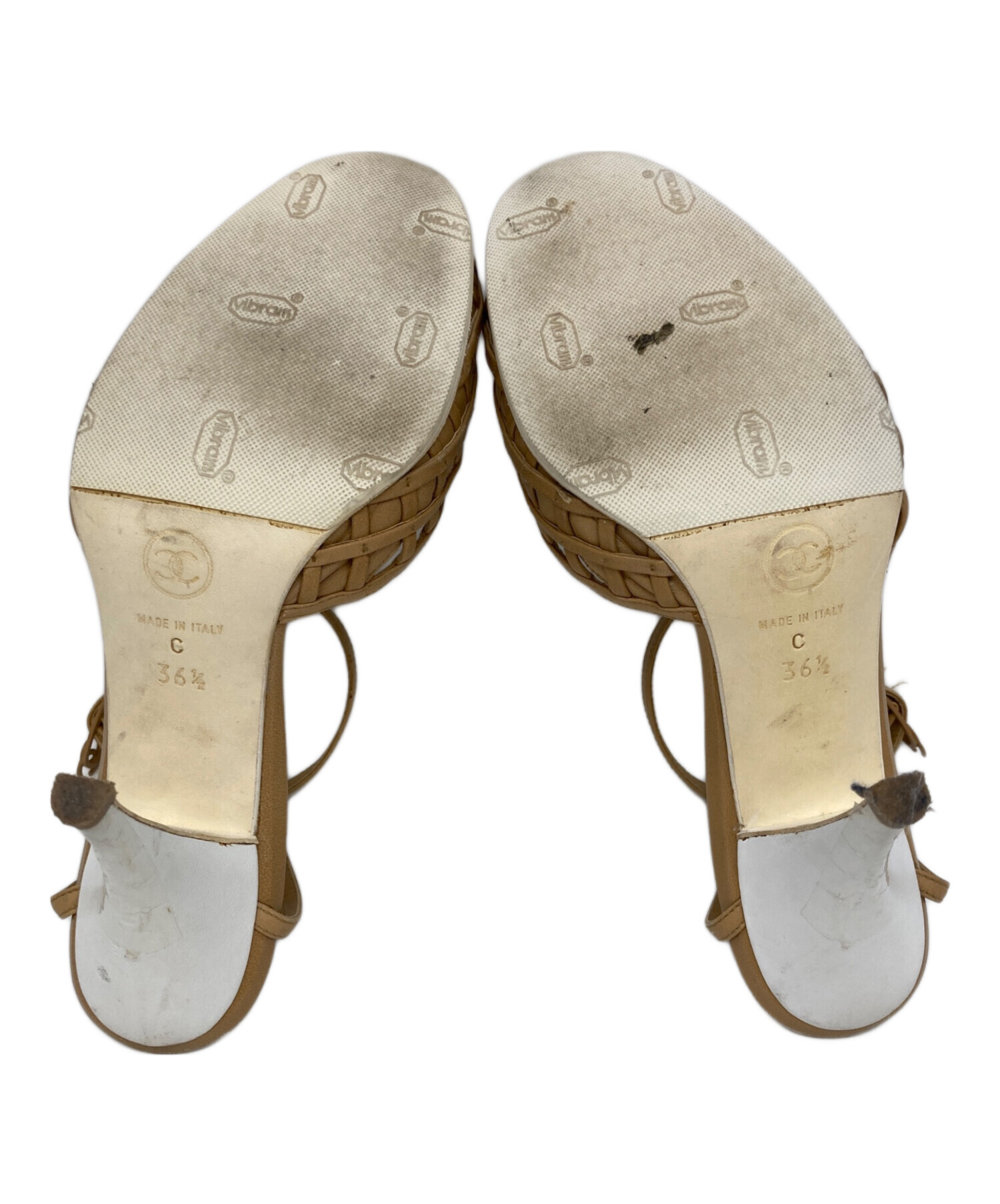 中古・古着通販】CHANEL (シャネル) メッシュレザーココマーク