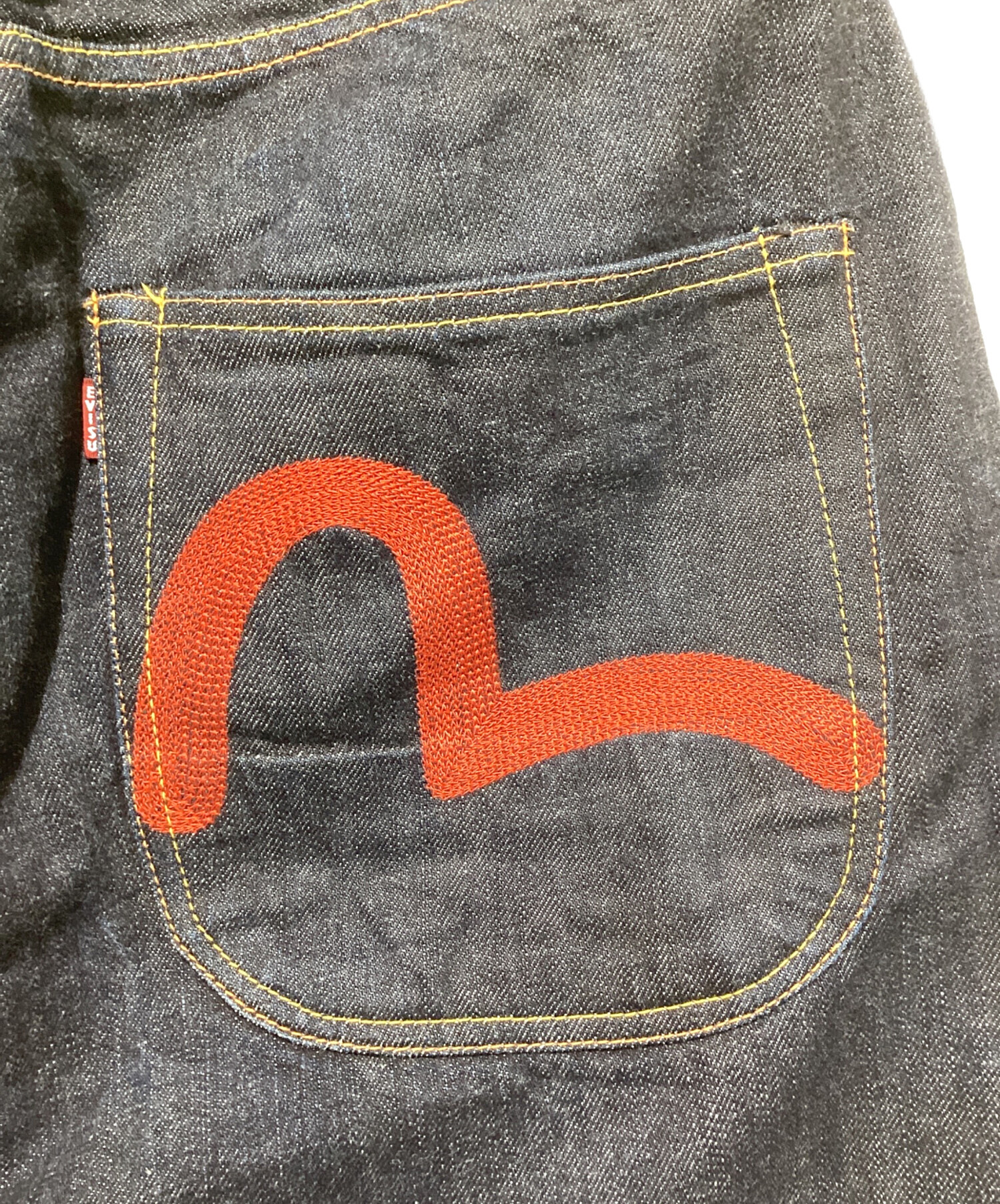 エヴィス ジーンズ ハローキティ カモメ ヤマネ №2 SIZE 38×35 エヴィス ジーンズ ハローキティ カモメ ヤマネ №2 SIZE 38×35 Evisu