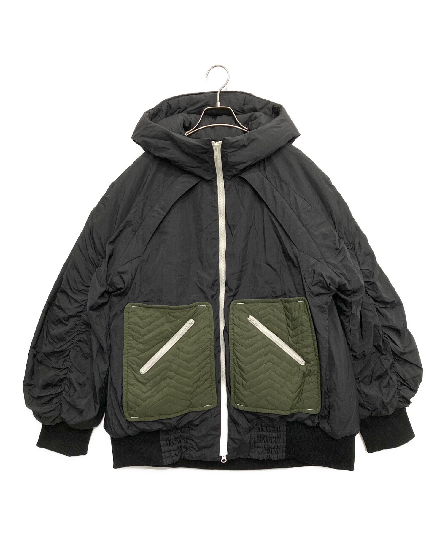 ジャケット・アウター OMMO VOLUME SLEEVE FOOD BZ 中古・古着通販】OMMO (オーエムエムオー) VOLUME SLEEVE FOOD BZ