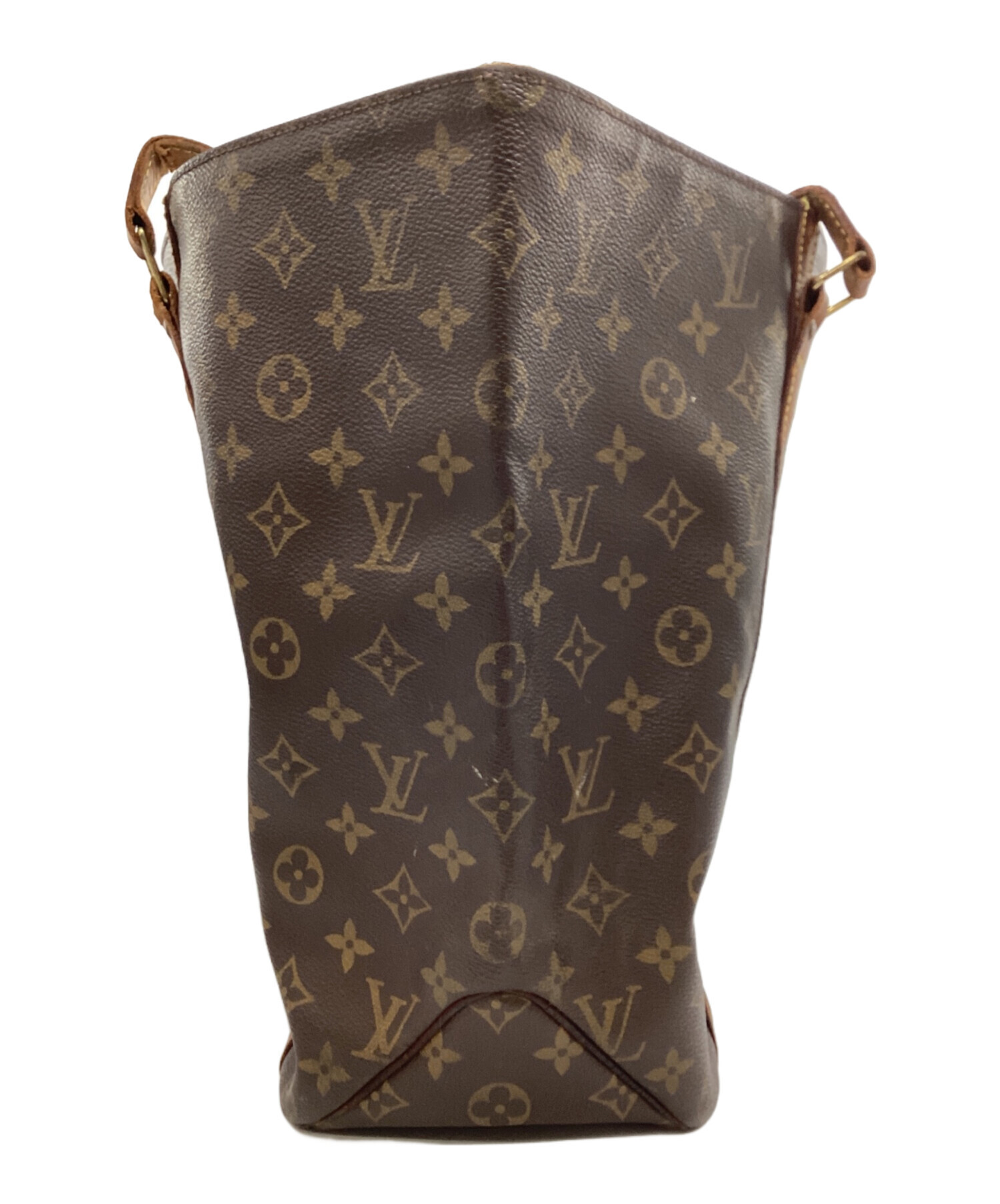 本物 ルイヴィトン LOUIS VUITTON LV サックショッピング モノグラム ショルダーバッグ トートバッグ ブラウン M51108 Sac Shopping ビトン バッグ 中古 LOUIS VUITTON - 本物 ルイヴィトン LOUIS VUITTON LV サック