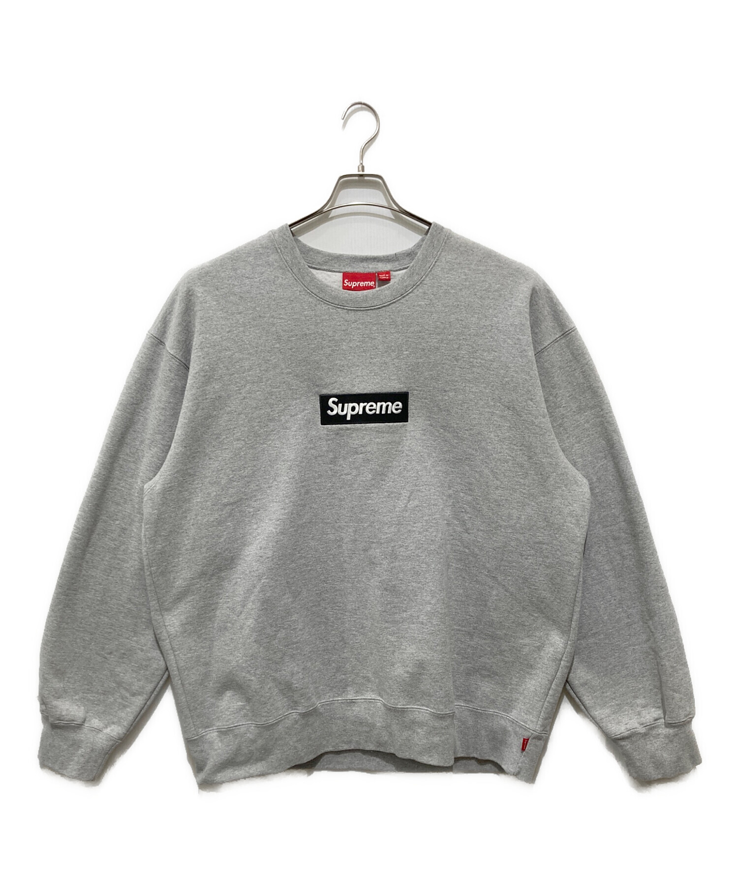 Supreme Box Logo Crewneck ヘザーグレー 22aw 中古・古着通販】SUPREME (シュプリーム) 22AW Box Logo Crewneck
