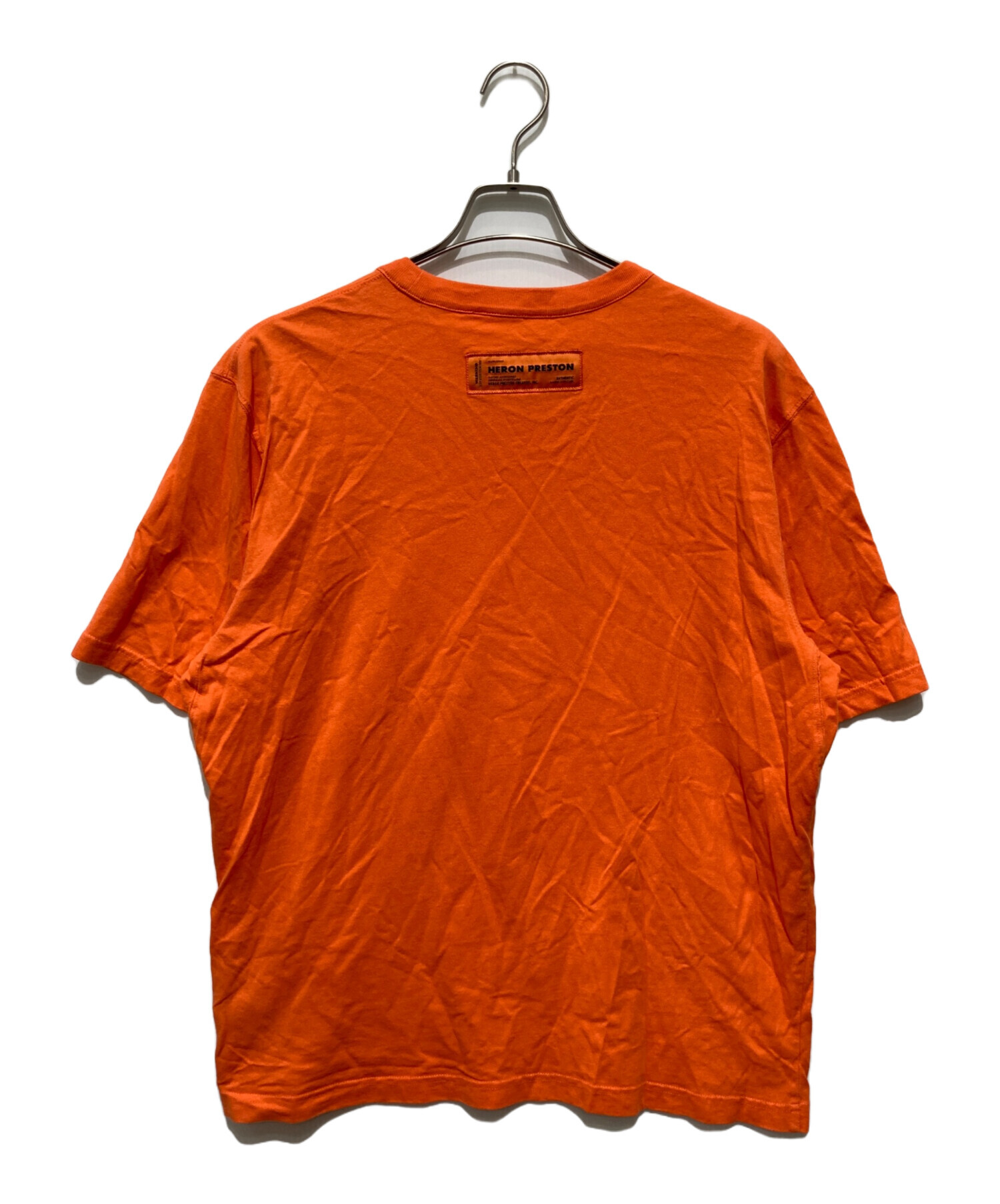 中古・古着通販】HERON PRESTON (ヘロンプレストン) Tシャツ オレンジ 