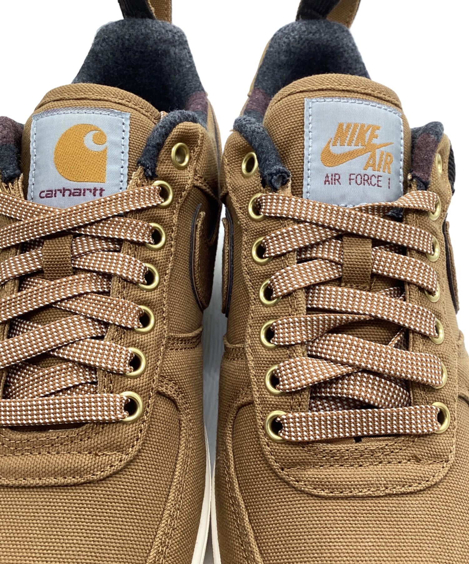 極美中古 27cm AIR FORCE1 carhartt 中古・古着通販】NIKE (ナイキ) CarHartt (カーハート) AIR FORCE 1 07