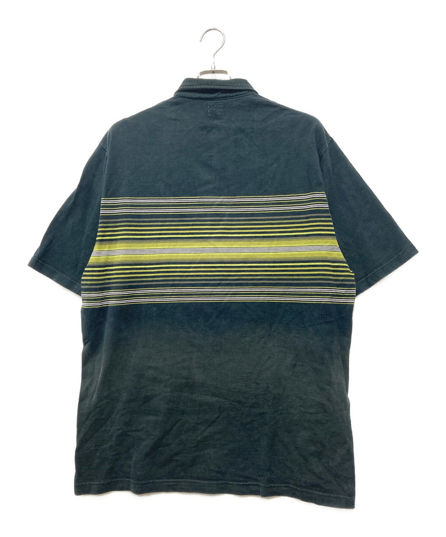 中古・古着通販】stussy (ステューシー) ストライプポロシャツ 