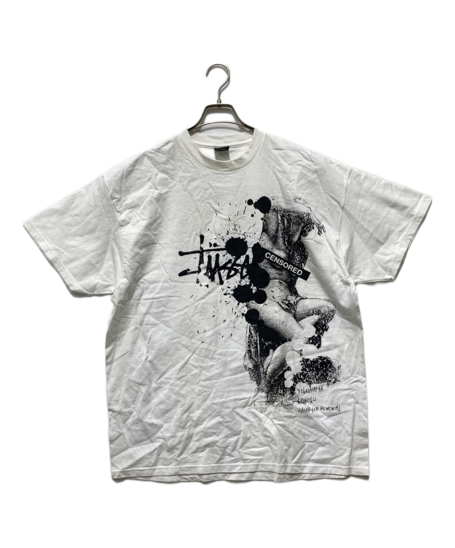 中古・古着通販】stussy (ステューシー) 横浜港北チャプターTシャツ