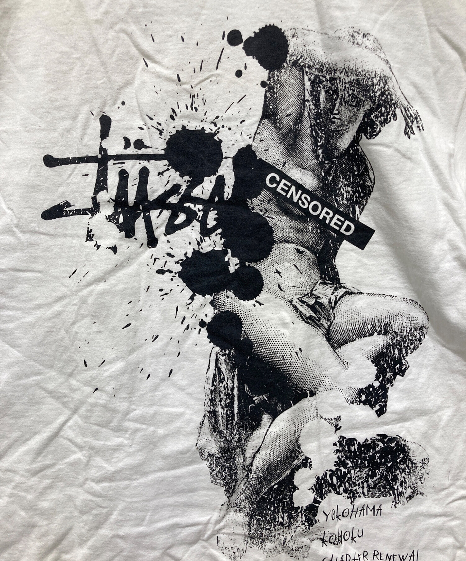 【中古‼️】STUSSY LIFE PARTNER Tシャツ 中古・古着通販】stussy (ステューシー) 横浜港北チャプターTシャツ