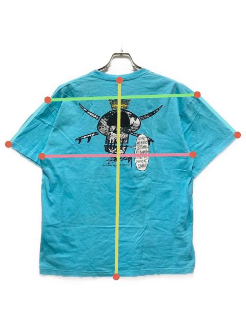中古・古着通販】stussy (ステューシー) クラウンスカルヘッドTシャツ