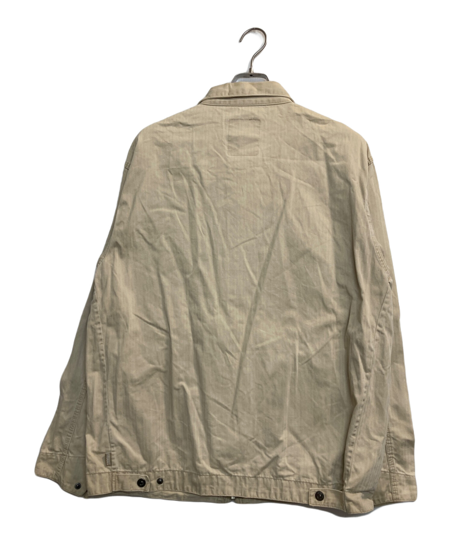 中古・古着通販】stussy (ステューシー) ワークジャケット ベージュ