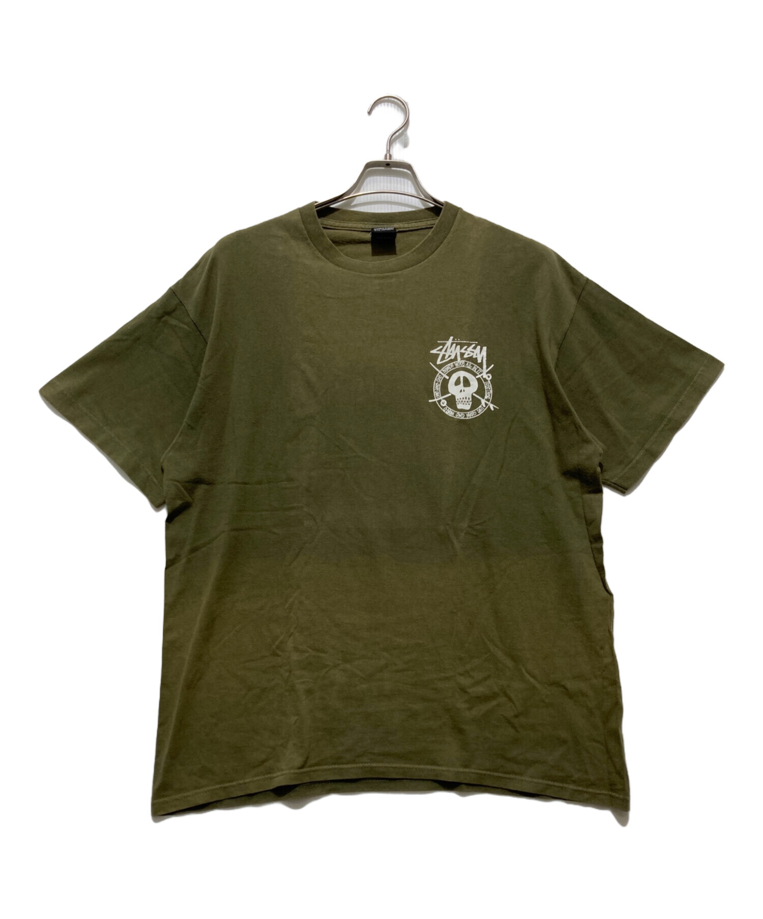 中古・古着通販】stussy (ステューシー) スカルプリントTシャツ 