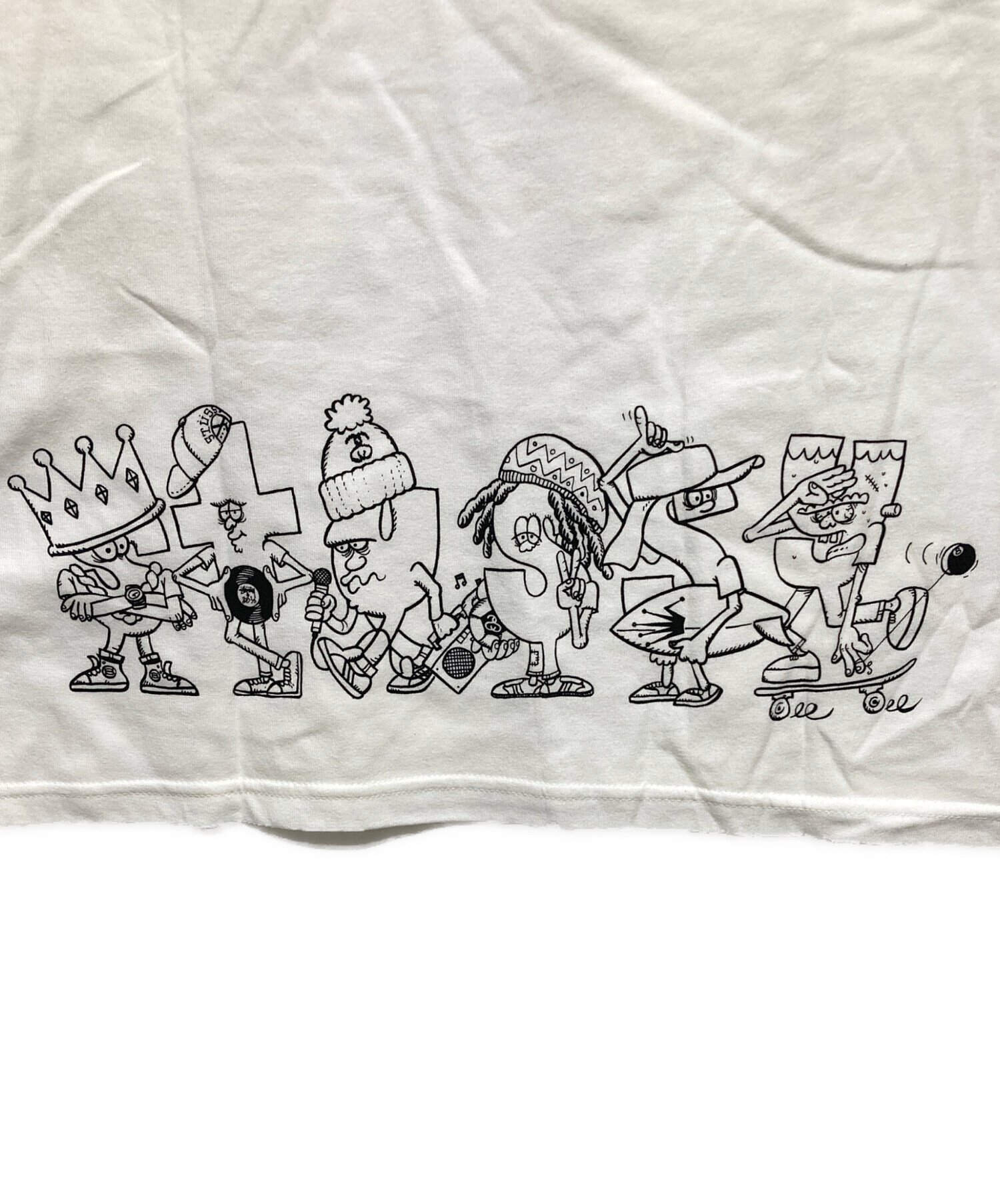 中古・古着通販】stussy (ステューシー) スペルキャラクターTシャツ