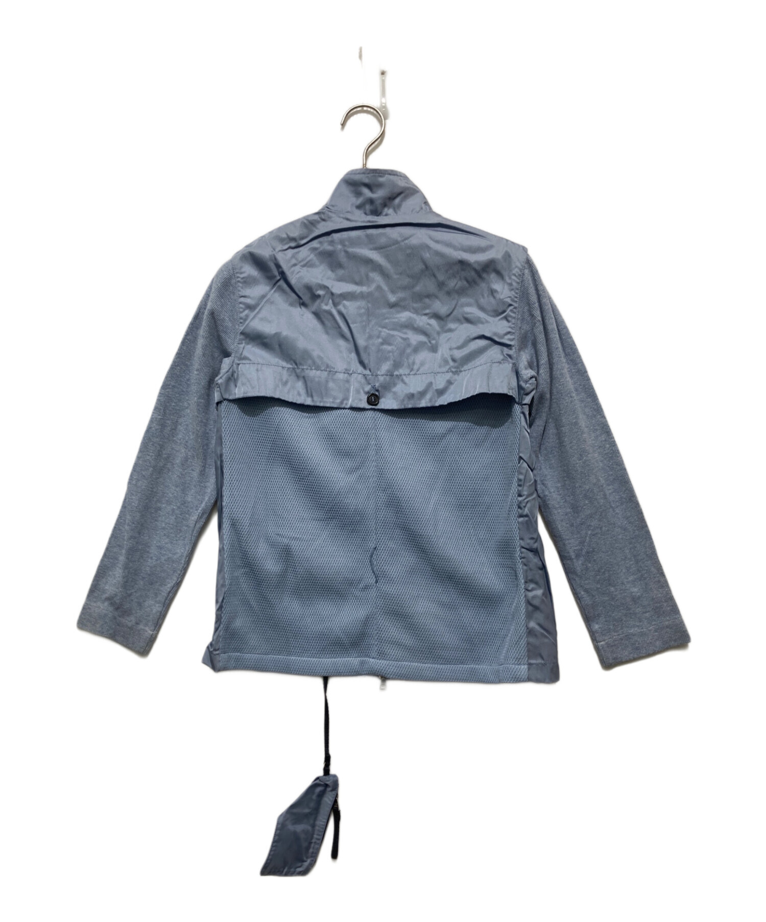 中古・古着通販】PRADA (プラダ) ナイロン切替ジャケット スカイブルー 
