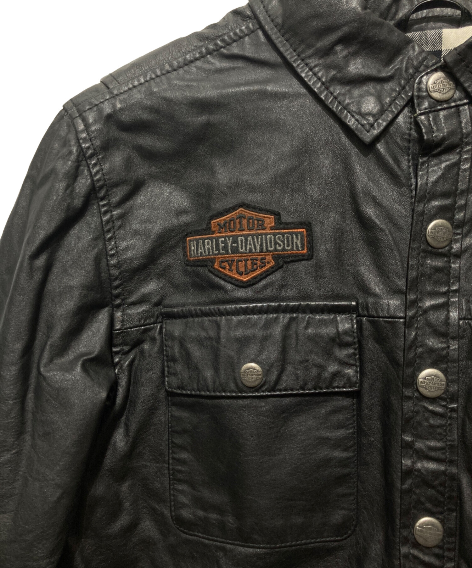 中古・古着通販】HARLEY-DAVIDSON (ハーレーダビッドソン) LEATHER
