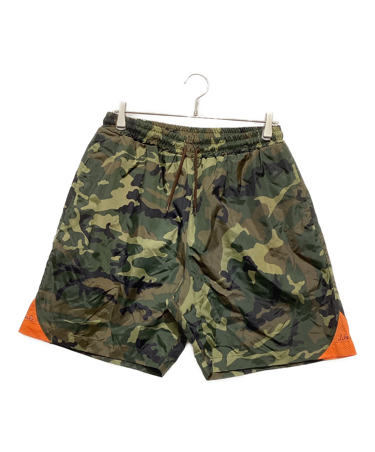 中古・古着通販】LIBERE (リベーレ) 迷彩柄ハーフパンツ グリーン