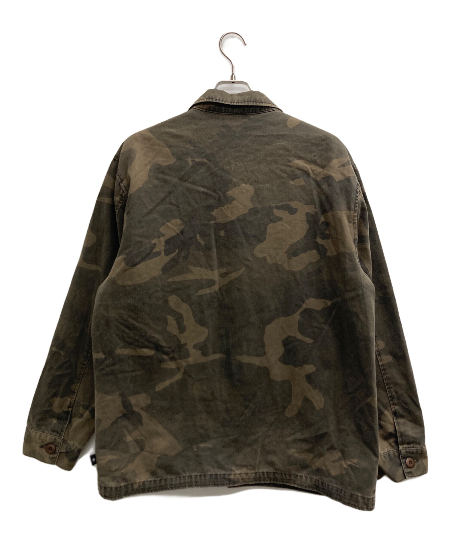 希少サイズ　stussy ミリタリージャケット　XL カモフラ 中古・古着通販】stussy (ステューシー) MFG カモフラミリタリー