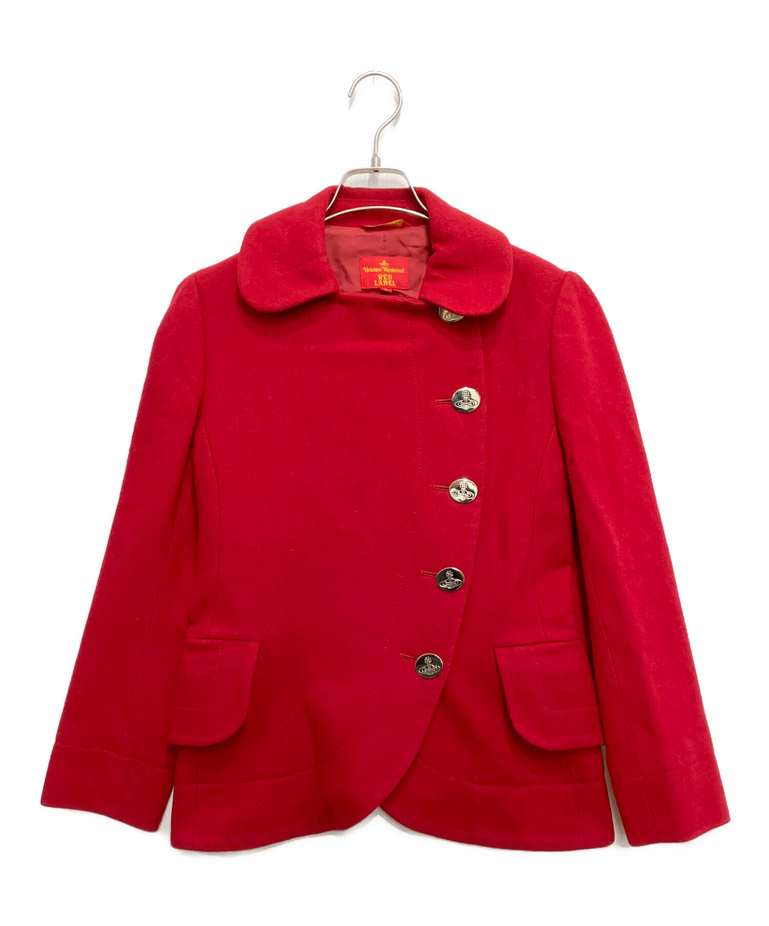 ヴィヴィアンウエストウッド レッドレーベル オーブボタン ウール コート 中古・古着通販】Vivienne Westwood RED LABEL (ヴィヴィアンウエスト