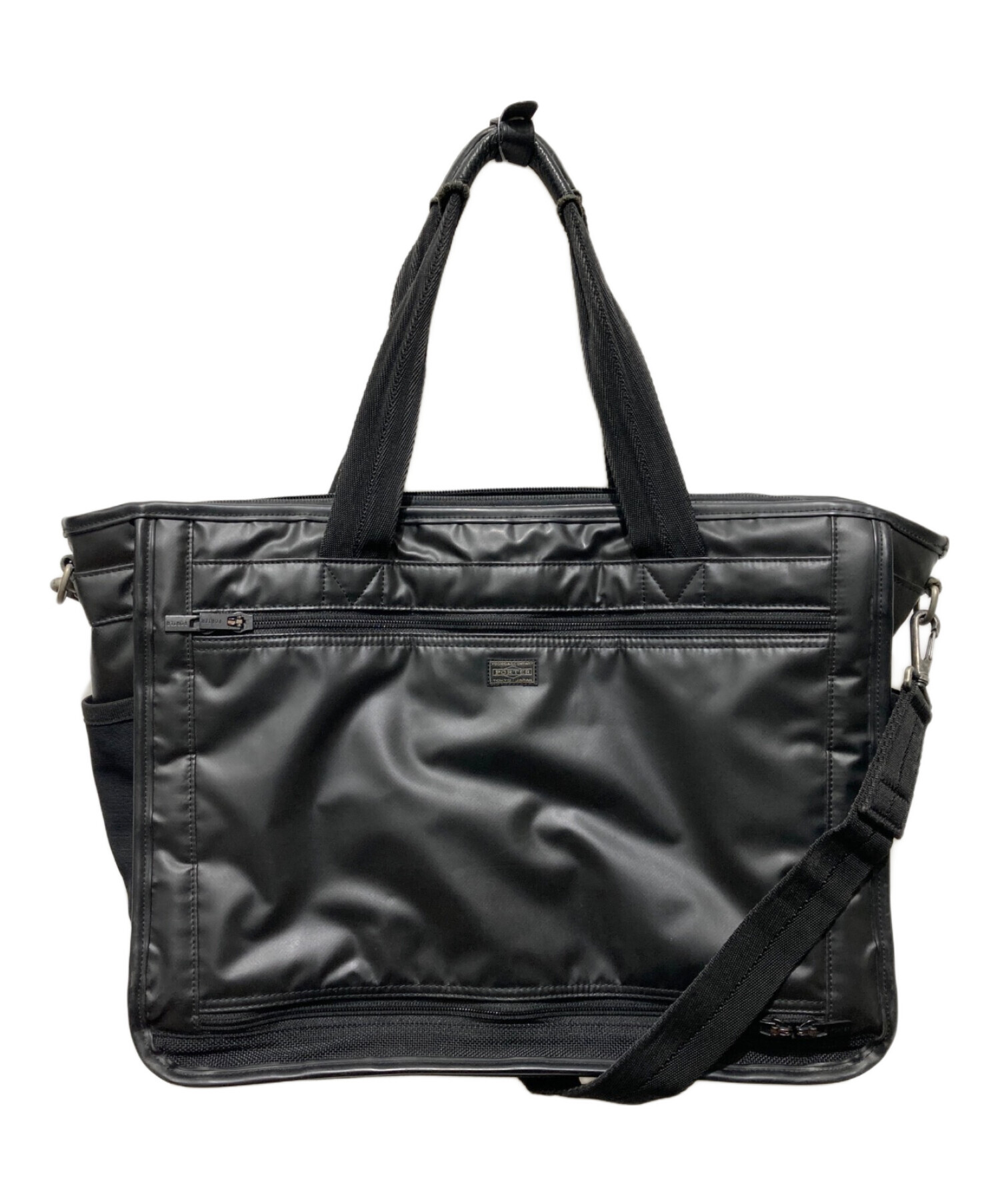 中古・古着通販】PORTER (ポーター) 2WAYトートバッグ ブラック