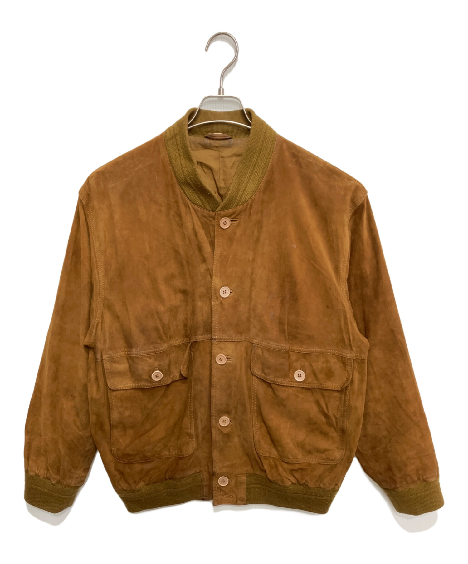 中古・古着通販】NO BRAND (ノーブランド) レザージャケット ブラウン