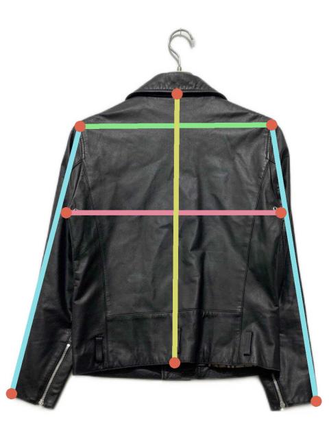 『良品』バーバリー　ブラックレーベル　ダブルライダース　ジャケット　サイズL 中古・古着通販】BURBERRY BLACK LABEL (バーバリーブラックレーベル