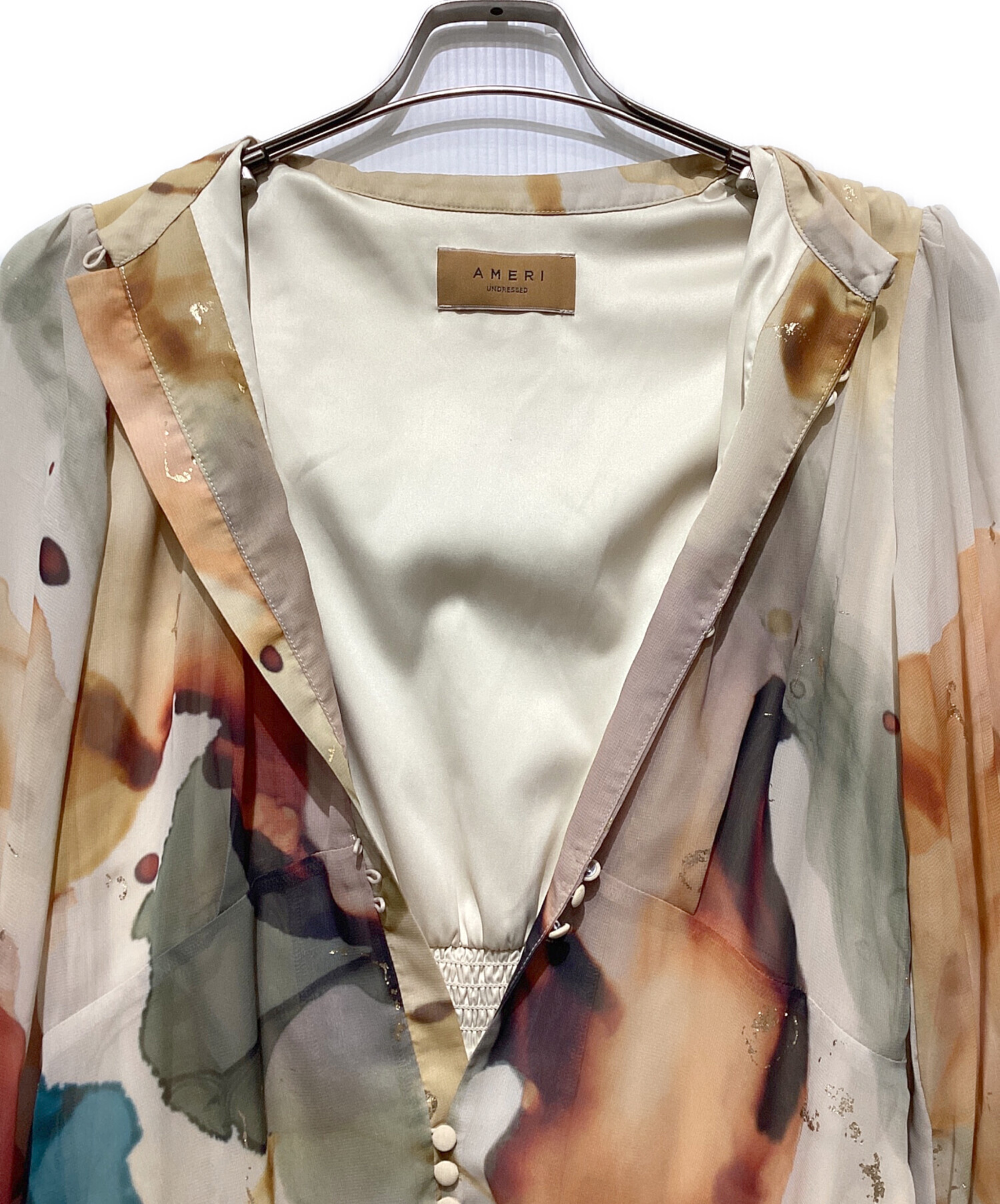 中古・古着通販】Ameri (アメリ) UNDRESSED AMELIA INK ART DRESS