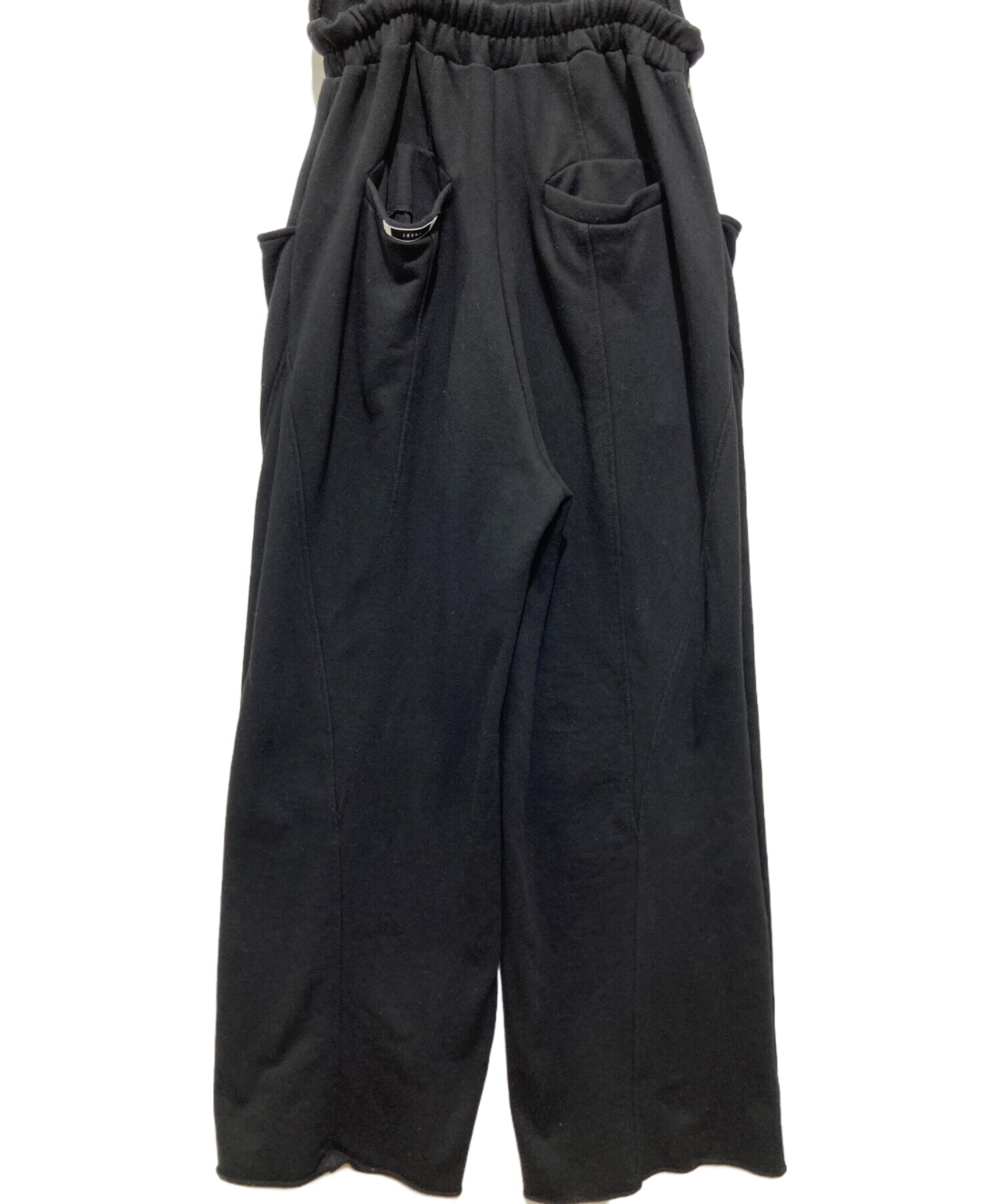 中古・古着通販】Ameri (アメリ) SWEAT EASY ROMPERS ブラック サイズ