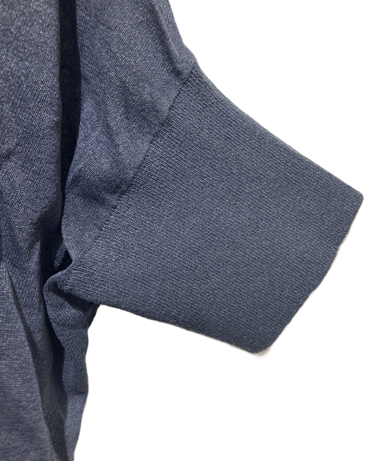 FRAMeWORK フレームワーク ニットブルゾン ブルー FRAMeWORK（フレームワーク）の「ニットブルゾン（ブルゾン）」 - WEAR